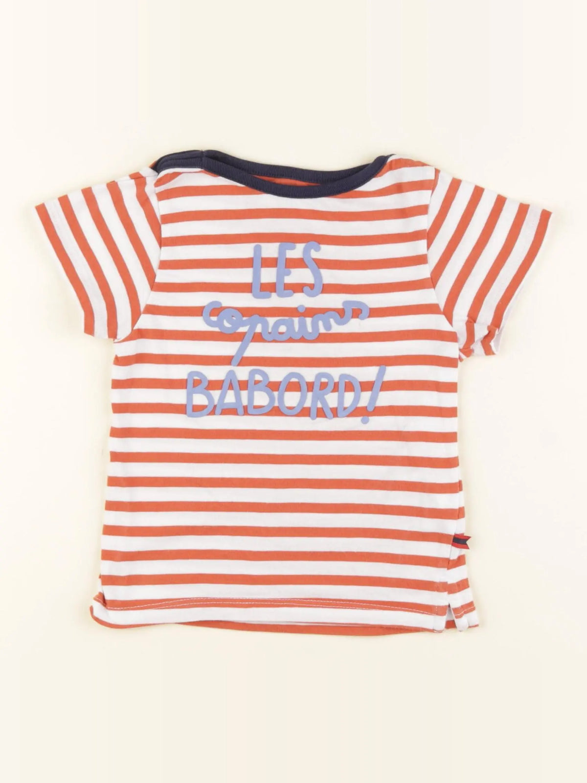 Cadet Rousselle - tee-shirt blanc, marron - 24 mois