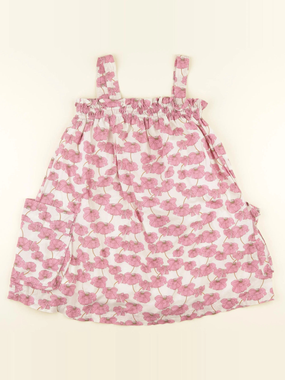 Zara - robe rose, beige - 8 ans