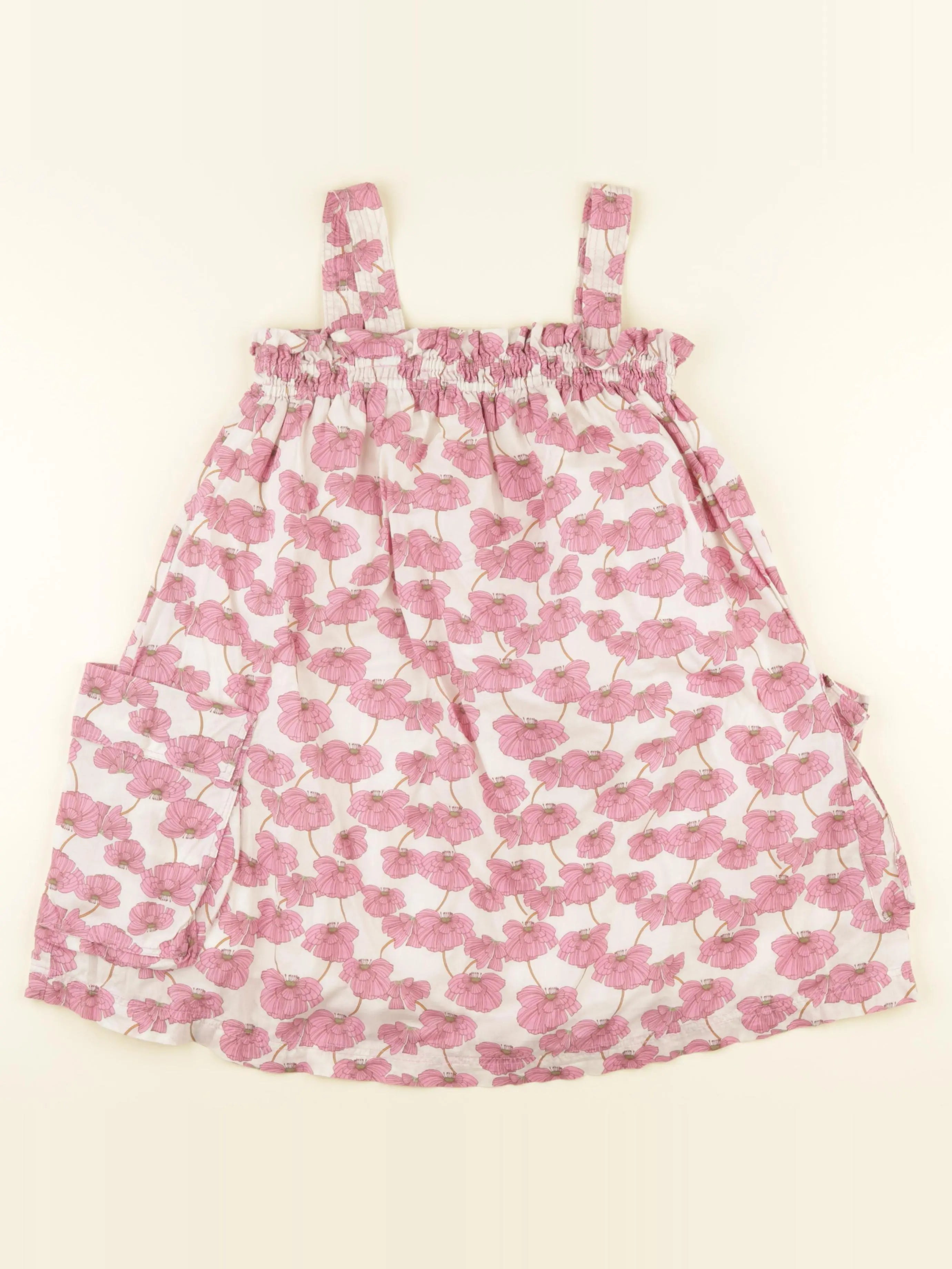 Zara - robe rose, beige - 8 ans