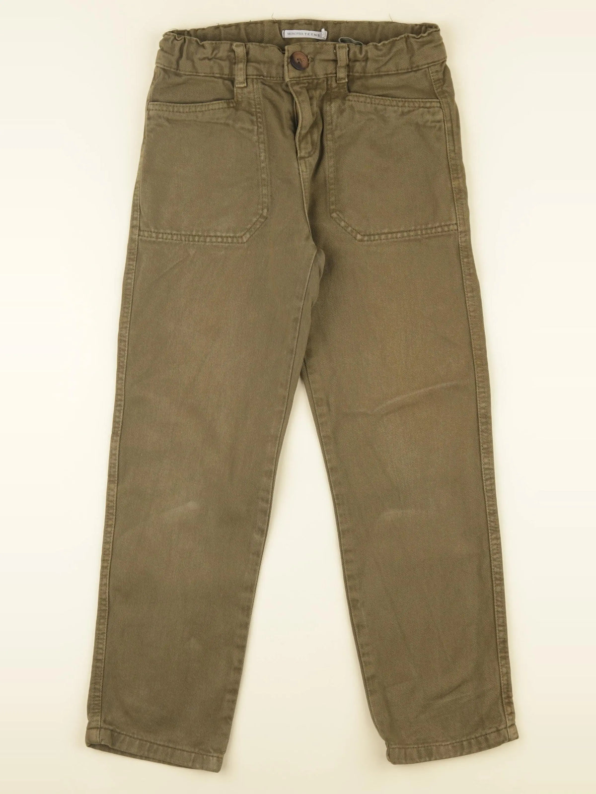 Monoprix - pantalon vert - 10 ans