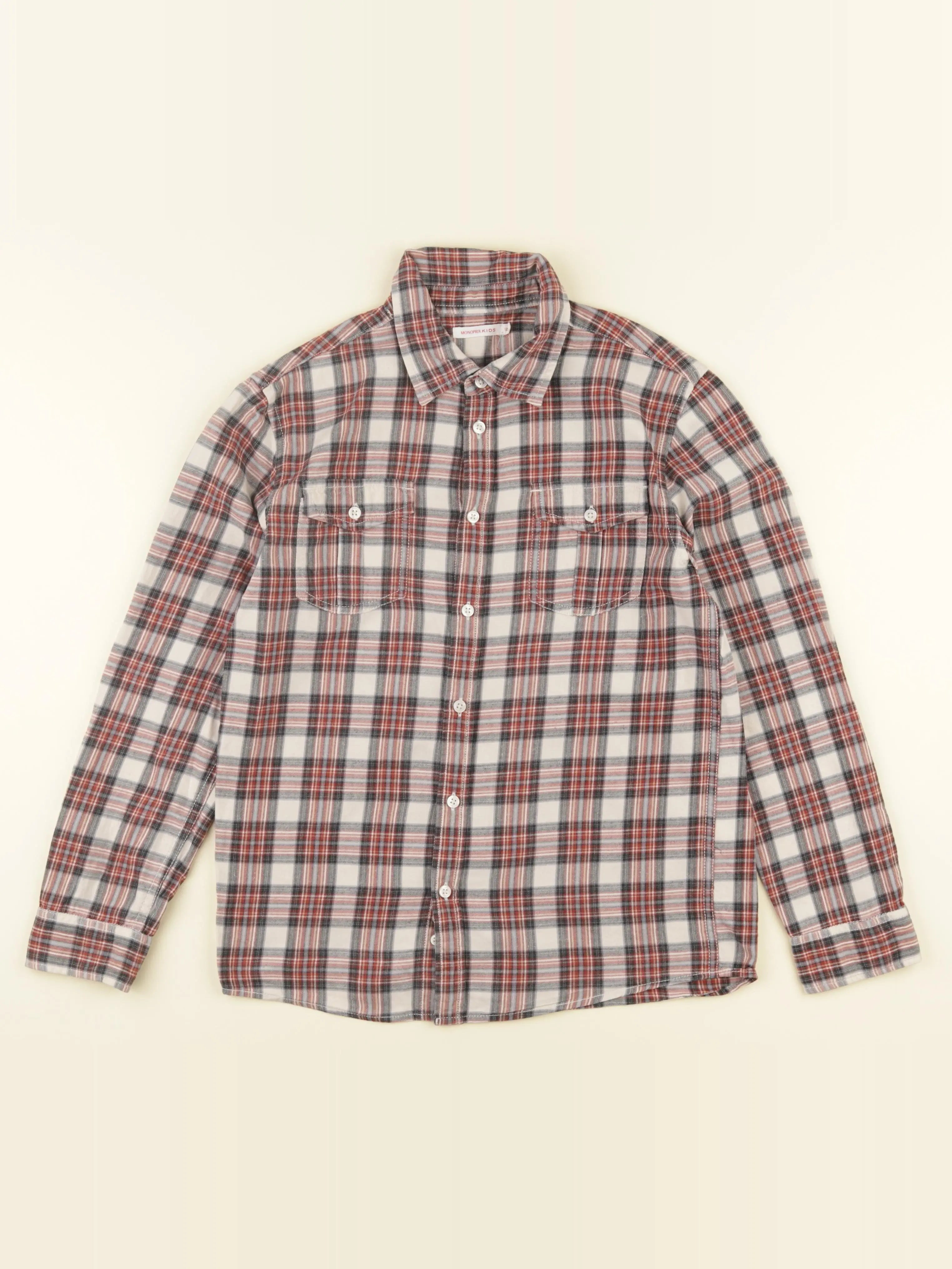 Monoprix - chemise multicolore - 12 ans