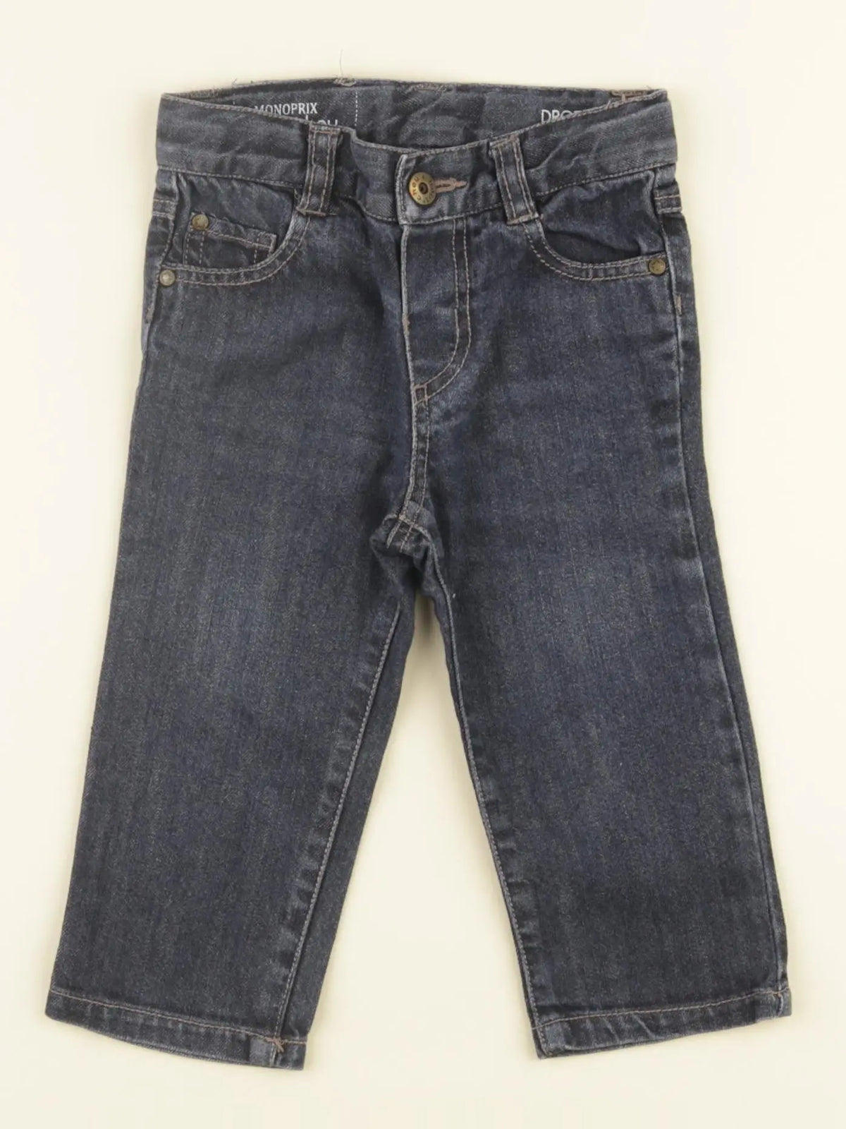 Monoprix - pantalon bleu - 6 mois