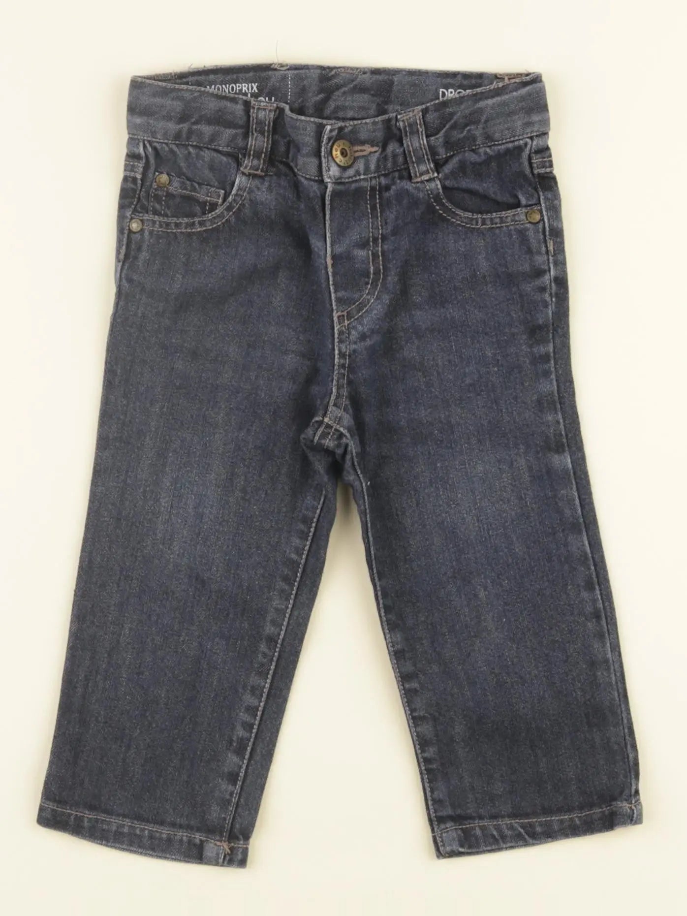 Monoprix - pantalon bleu - 6 mois