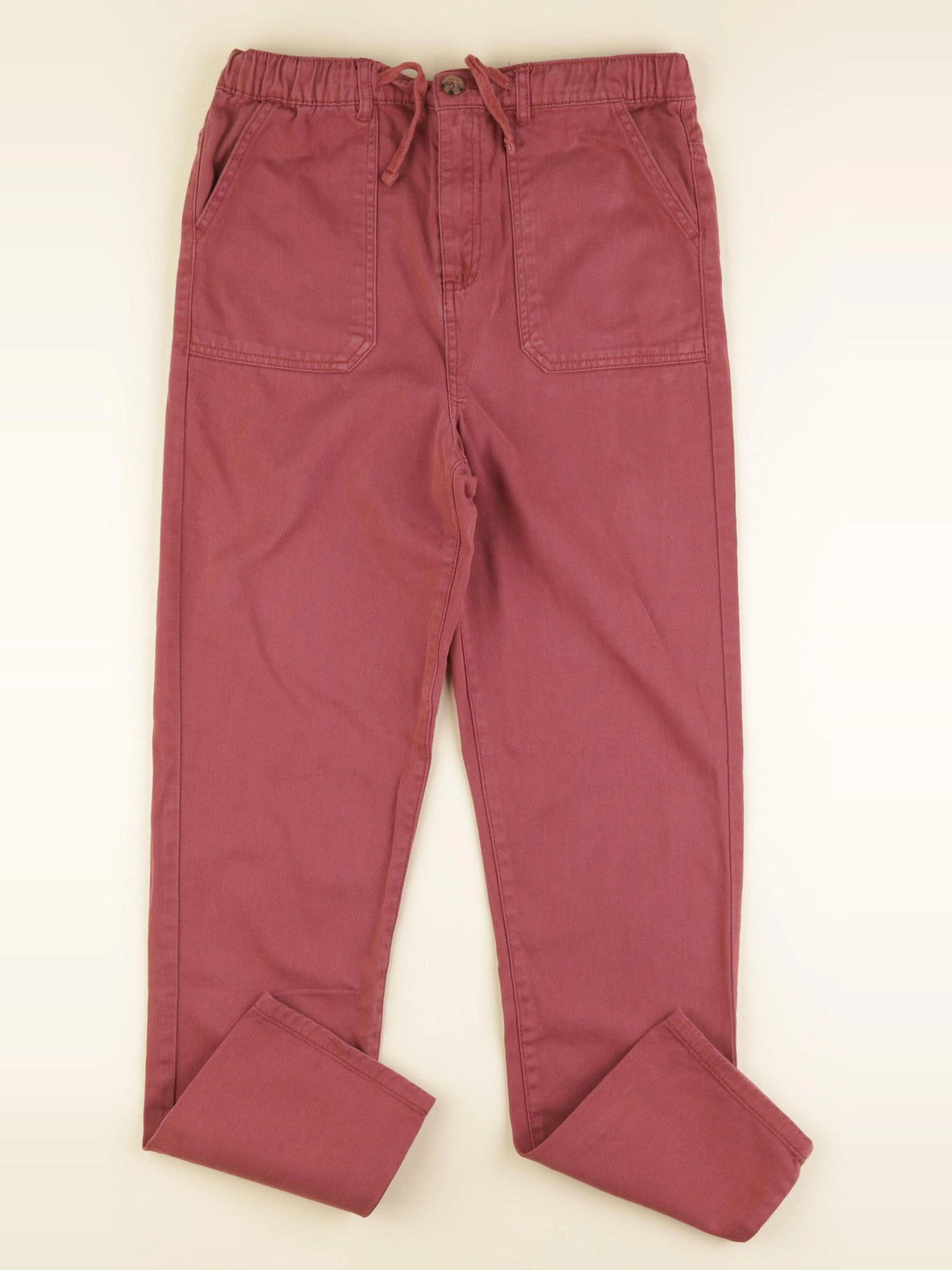 Vertbaudet - pantalon rouge - 14 ans
