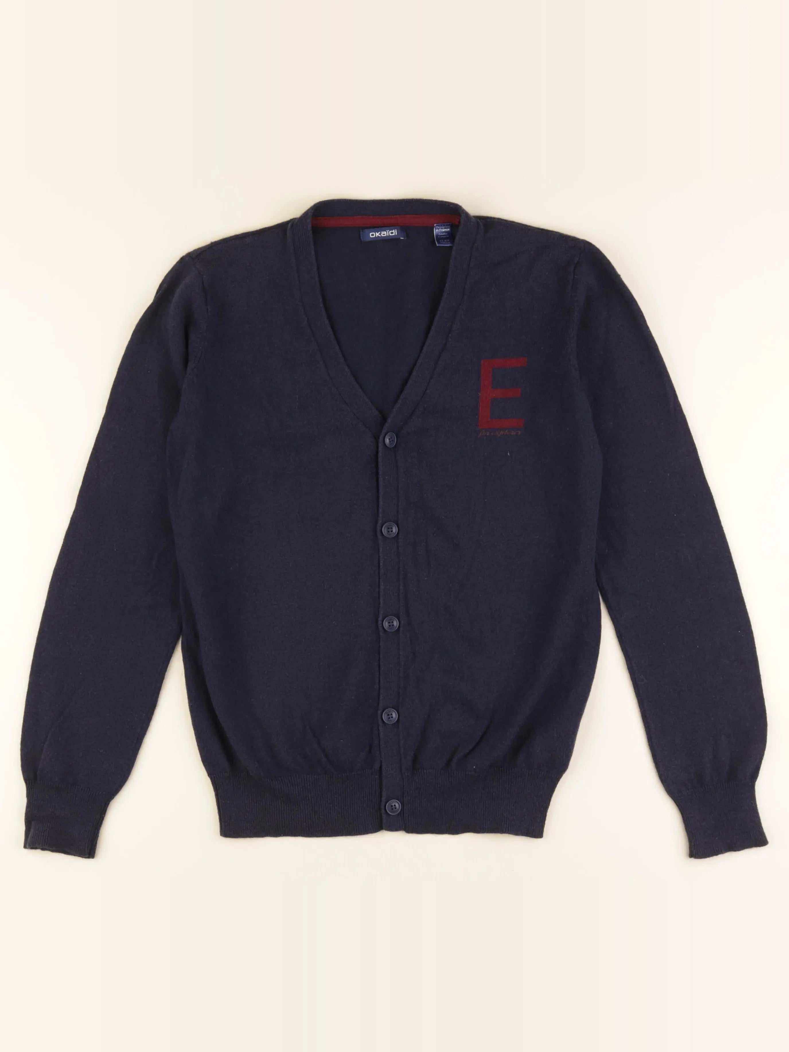 Okaidi - gilet bleu - 12 ans