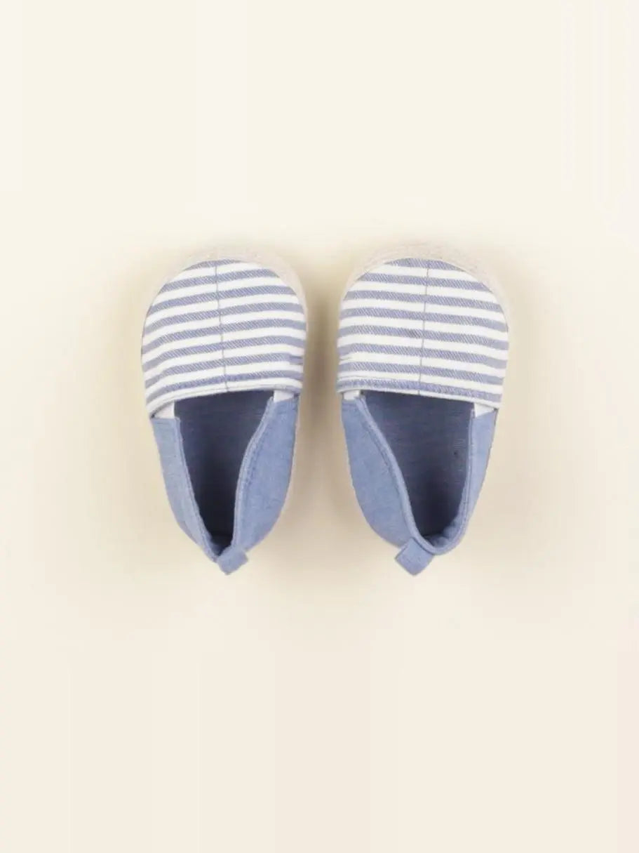 Boutchou - chaussons bleu, beige - pointure 16/17