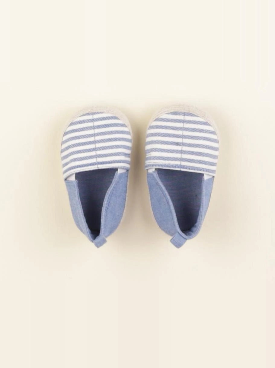 Boutchou - chaussons bleu, beige - pointure 16/17