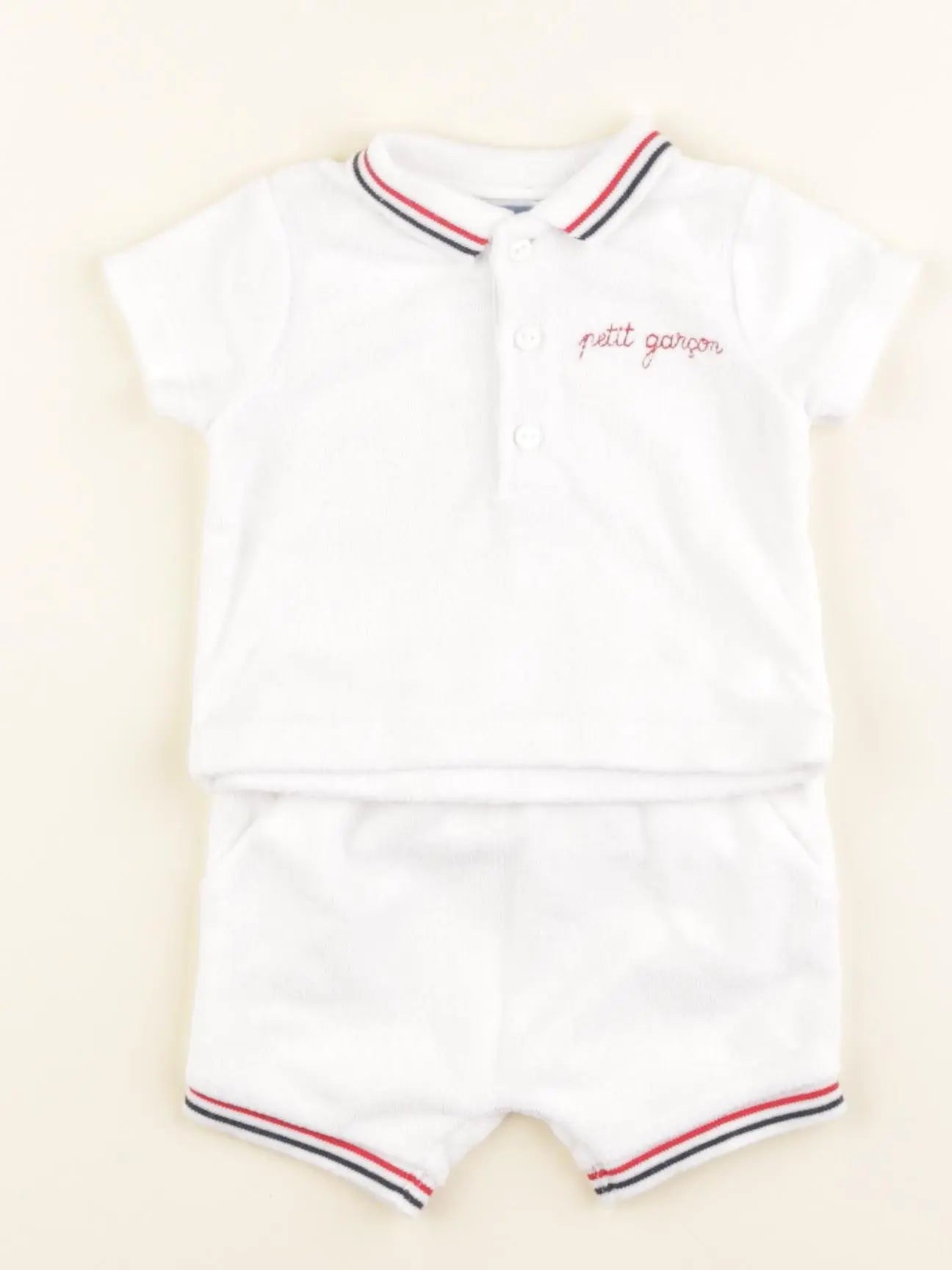 Jacadi - ensemble blanc - 1 mois