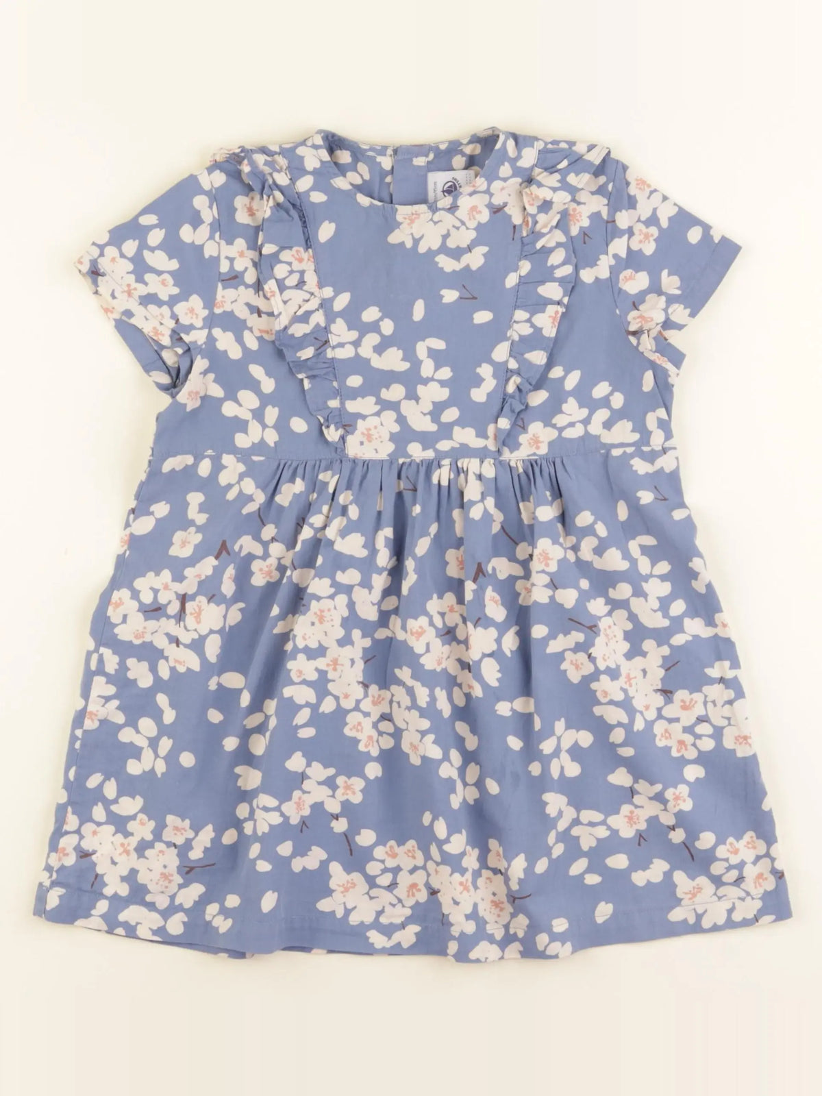 Petit Bateau - robe bleu - 36 mois