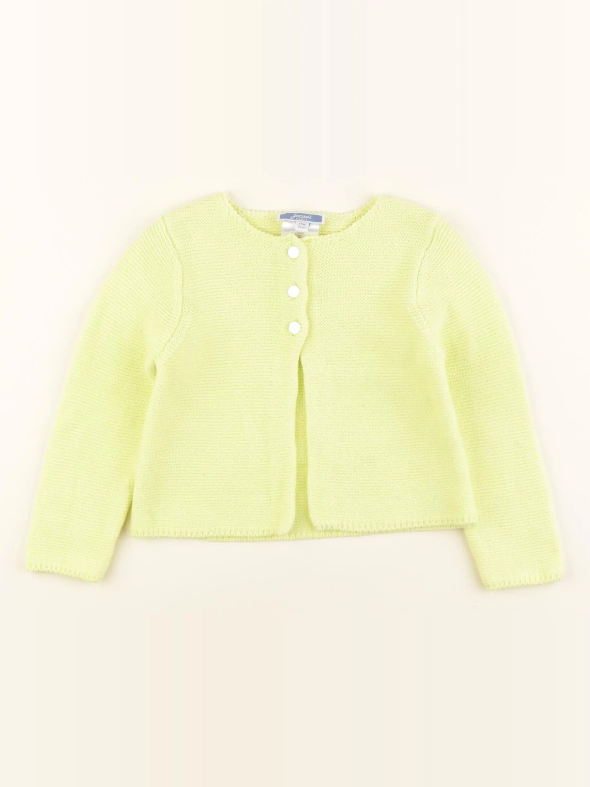 Jacadi - gilet jaune - 18 mois