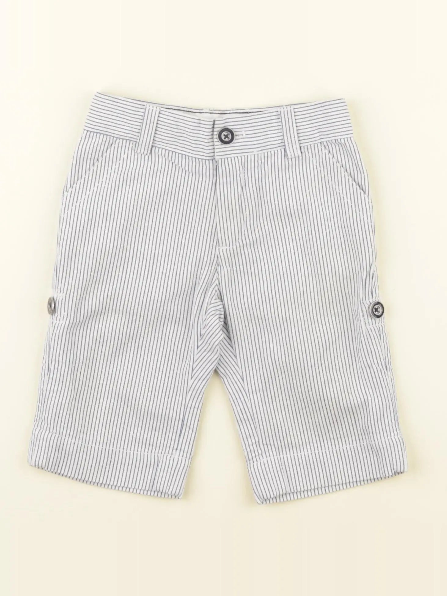 Jacadi - pantalon blanc, bleu - 6 mois