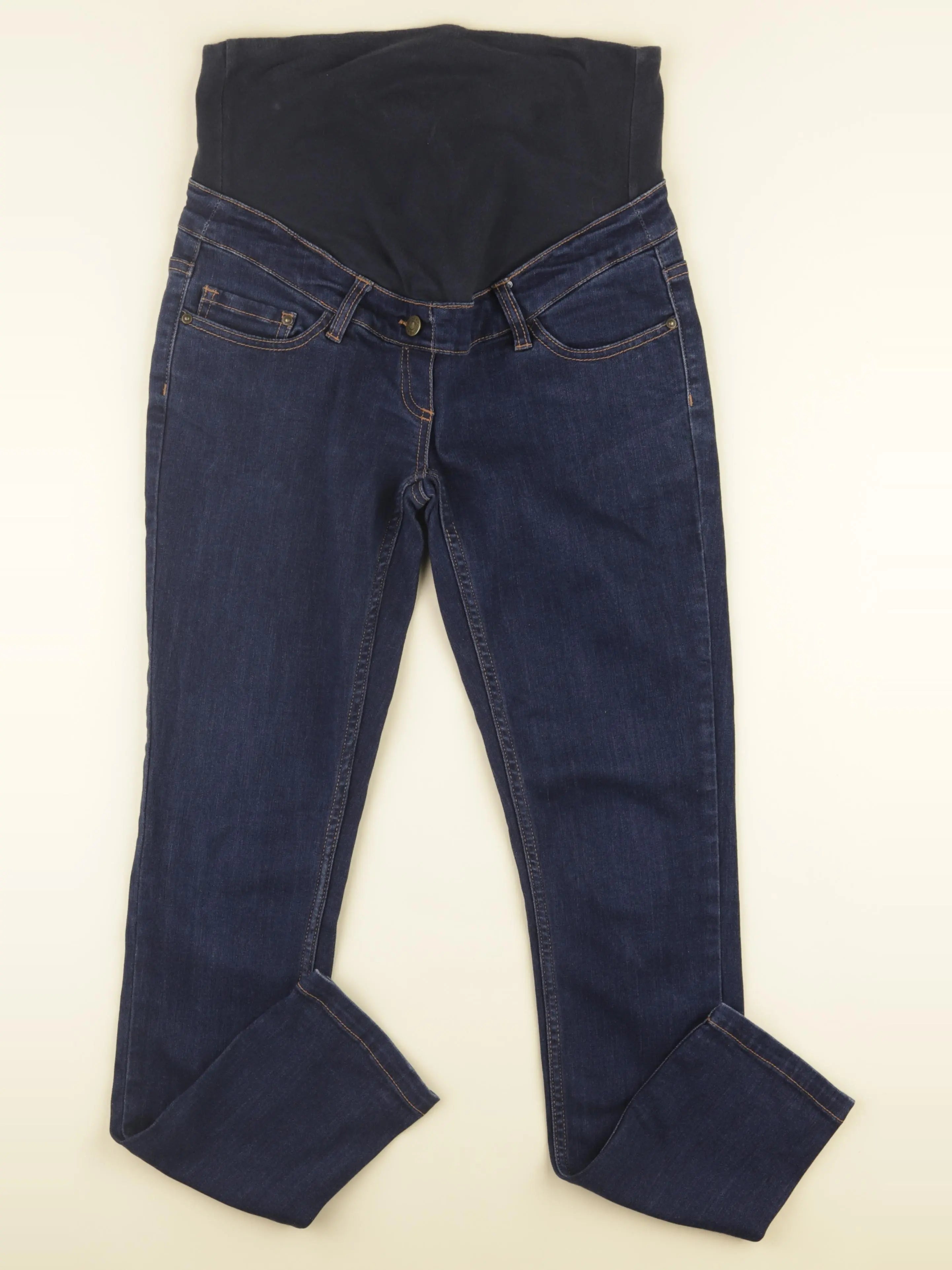 Vertbaudet - jean grossesse bleu - 38