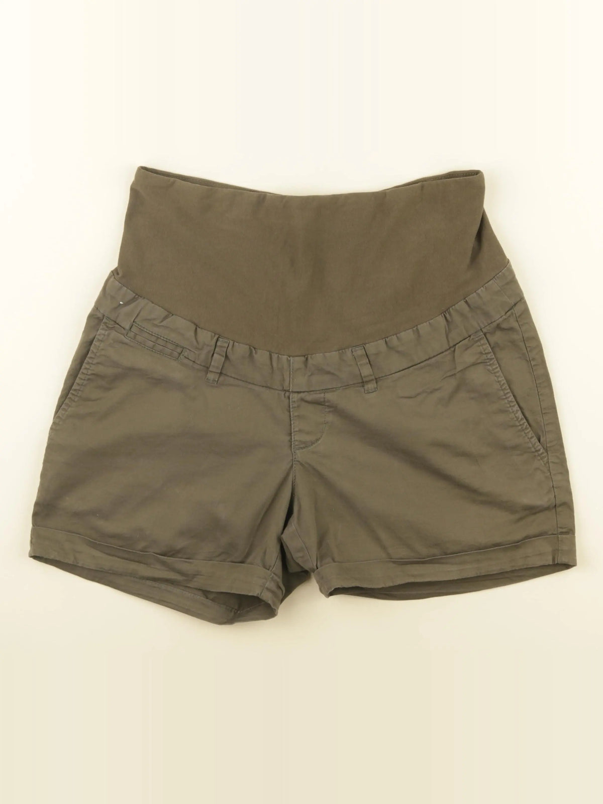 H&M - short grossesse vert - 40