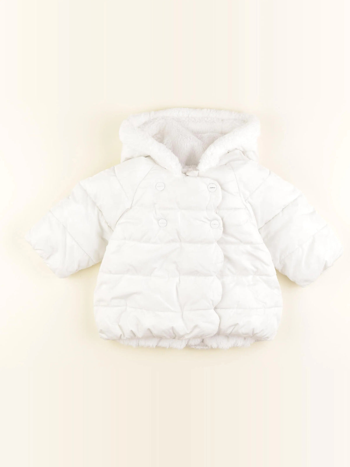 Jacadi - doudoune blanc - 12 mois