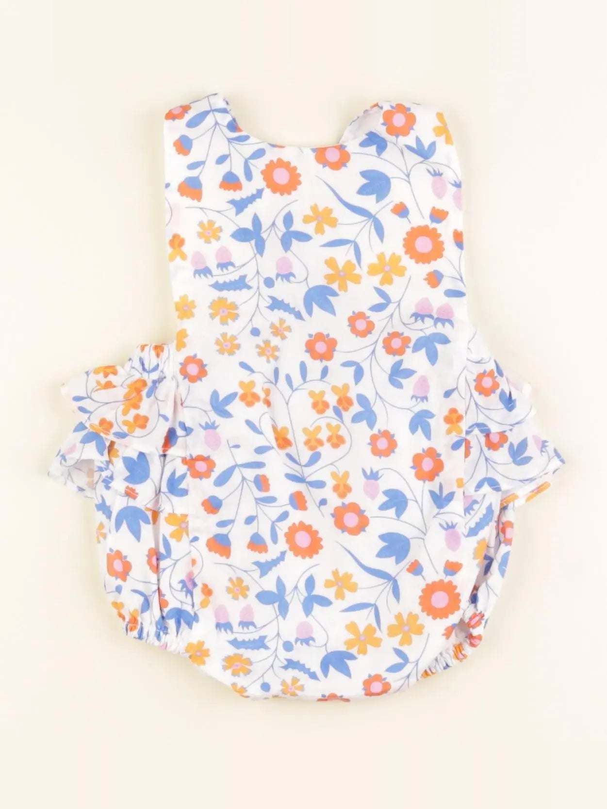 Jacadi - combinaison blanc, bleu - 3 mois