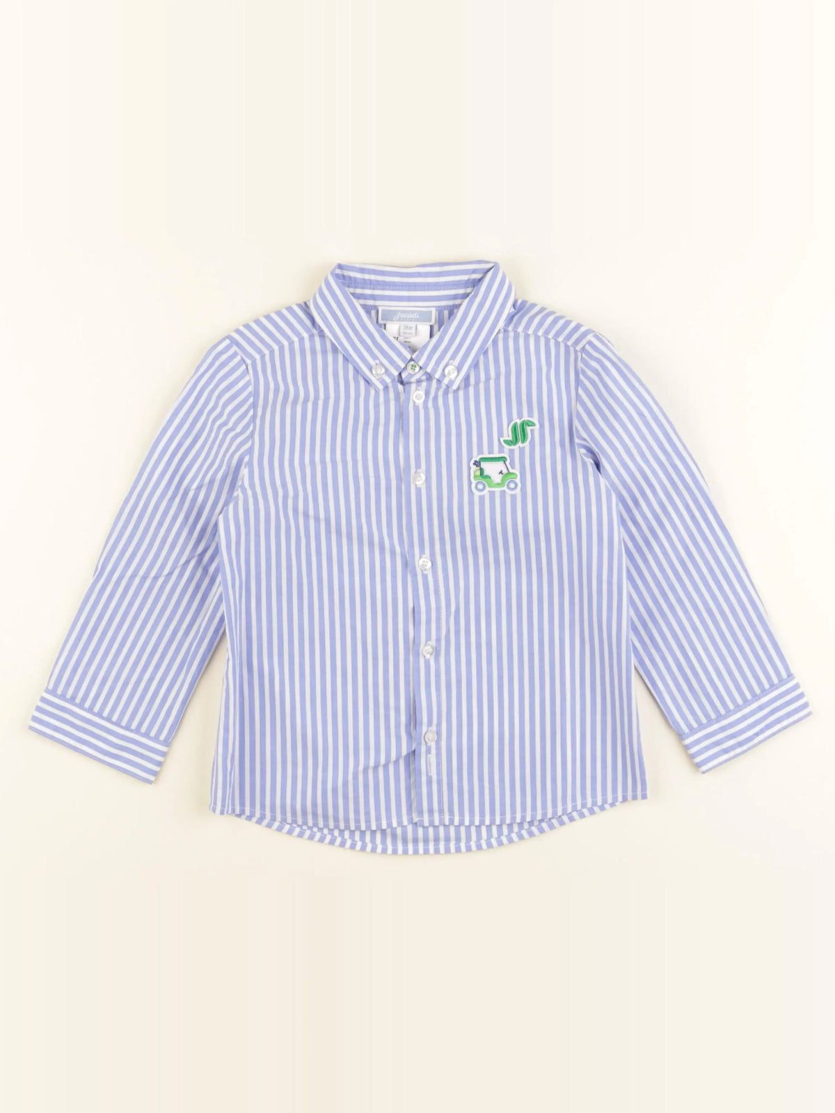 Jacadi - chemise bleu - 36 mois