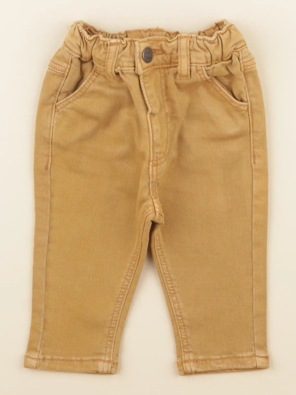 Tape à l'oeil - jean marron - 3 mois