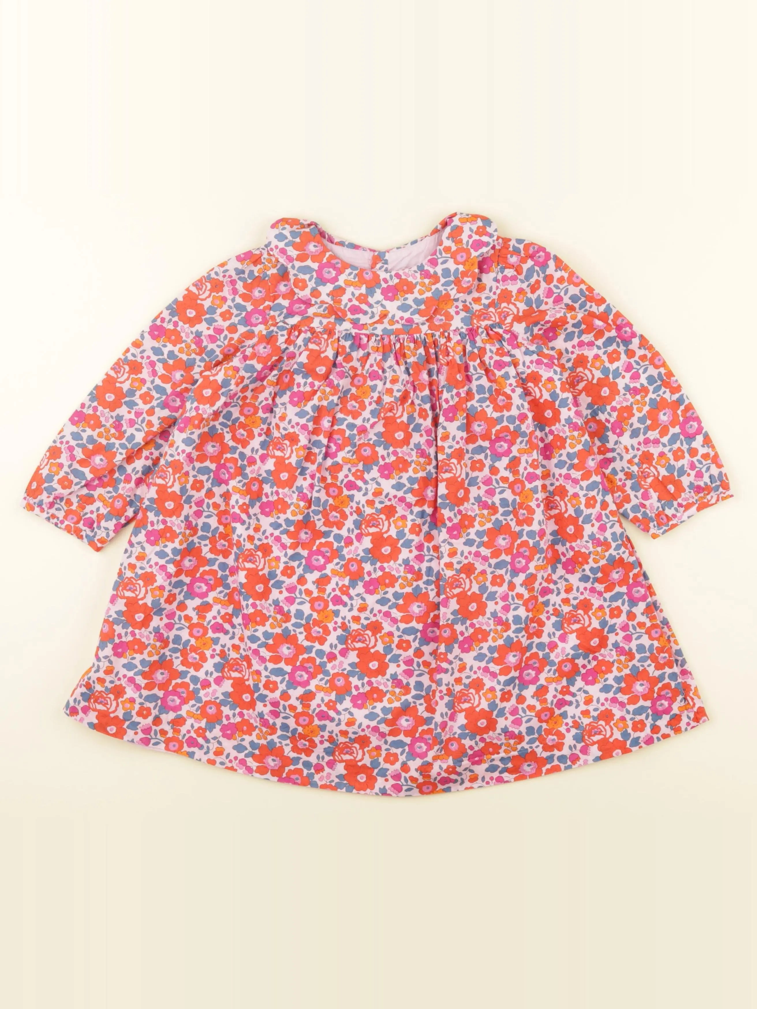 Jacadi - robe liberty multicolore - 36 mois