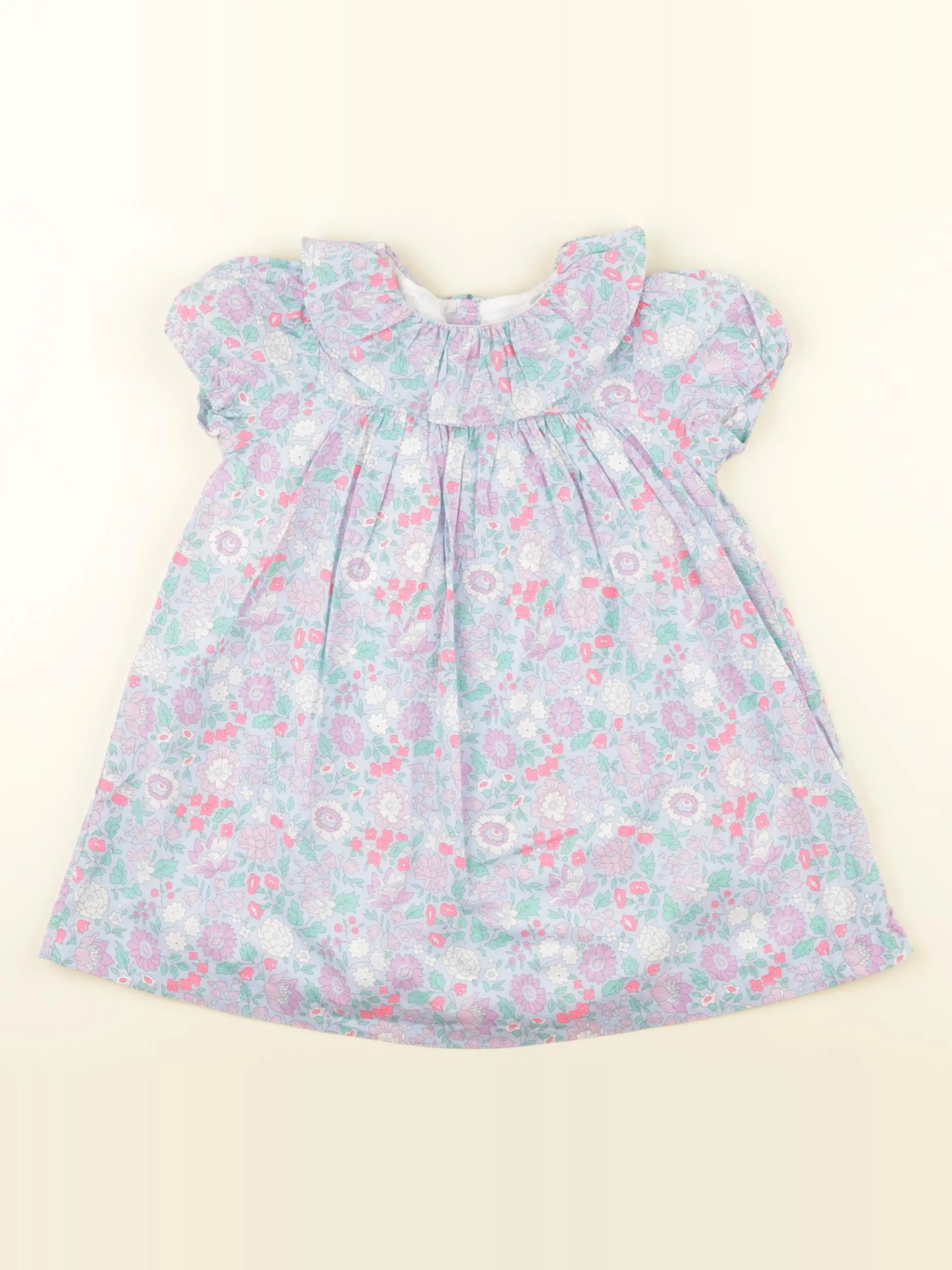 Jacadi - robe liberty bleu - 36 mois