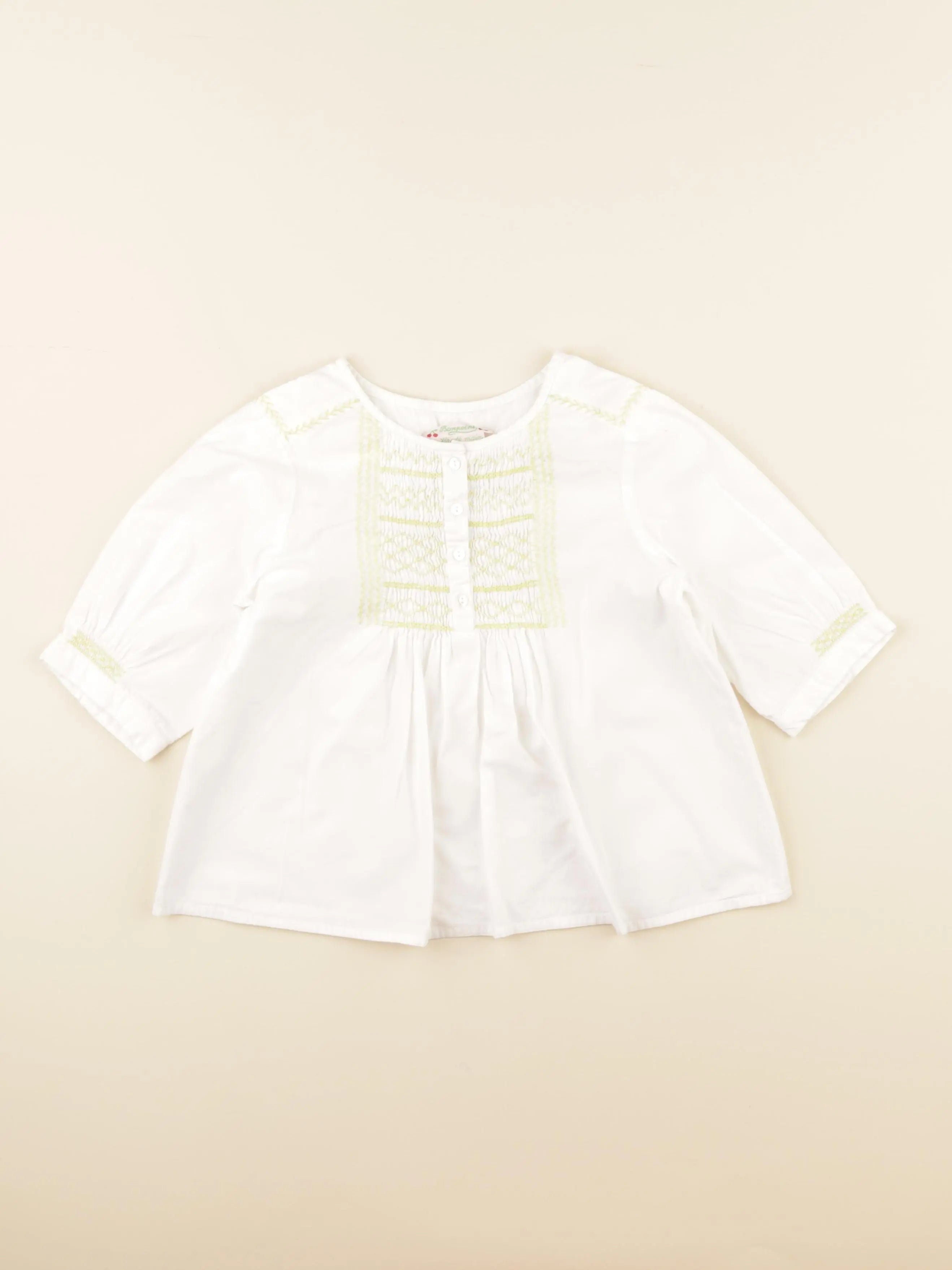 Bonpoint - blouse blanc - 6 ans