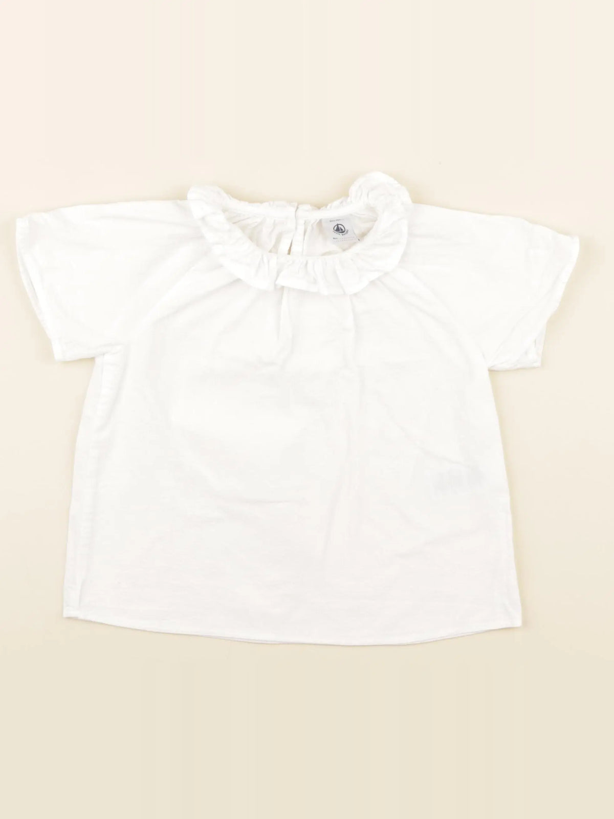Petit Bateau - blouse blanc - 36 mois