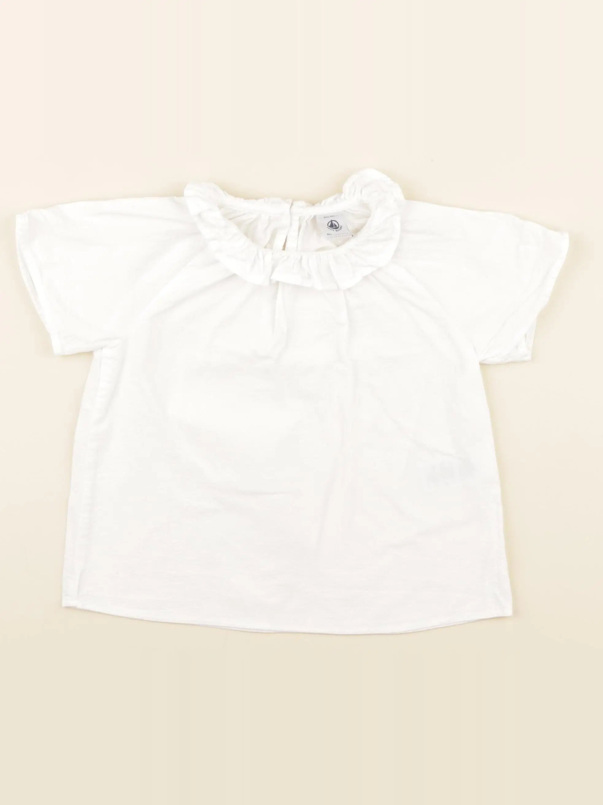Petit Bateau - blouse blanc - 36 mois
