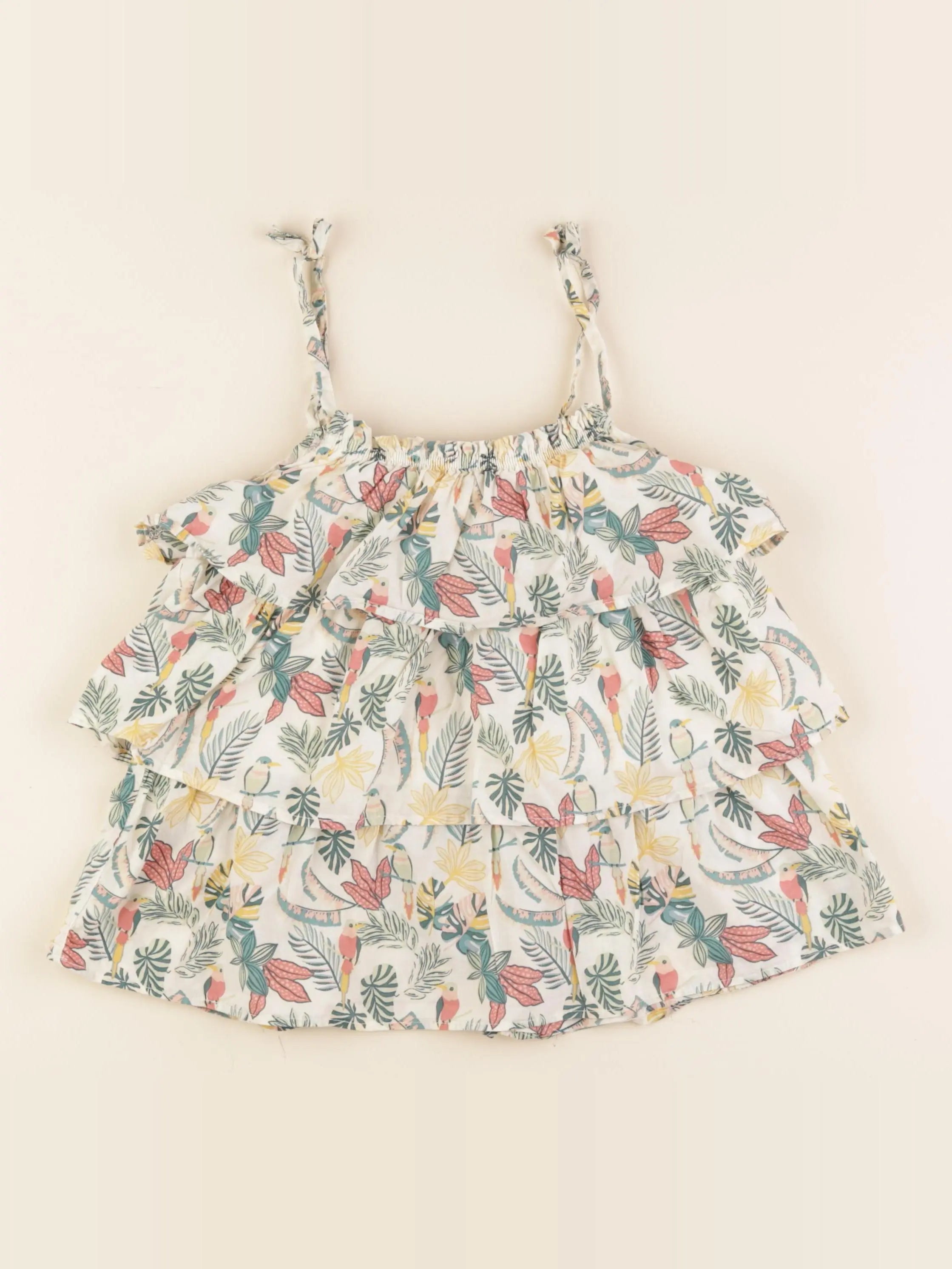 Vertbaudet - blouse multicolore - 10 ans