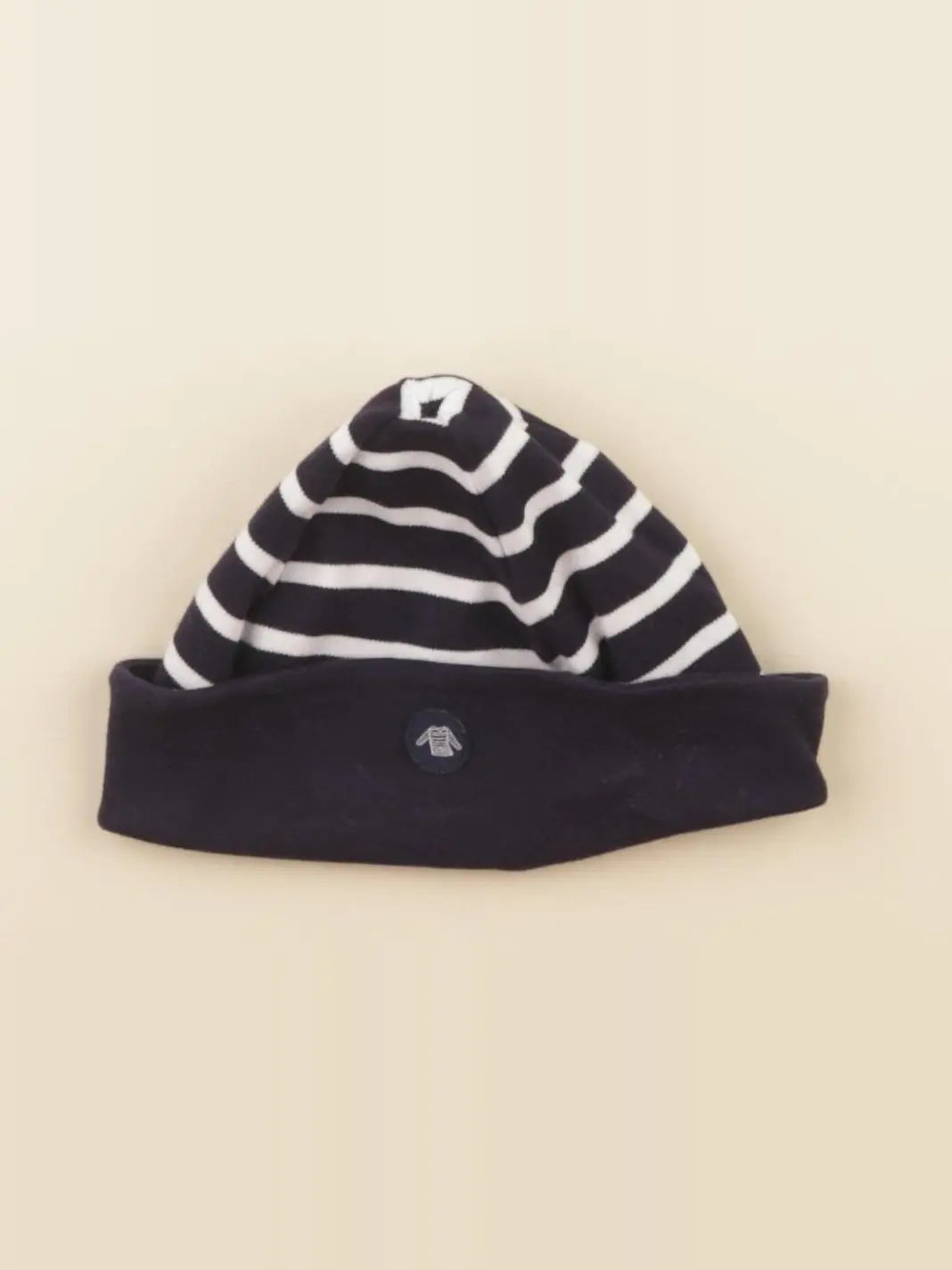 Armor Lux - bonnet bleu, blanc - 24 mois