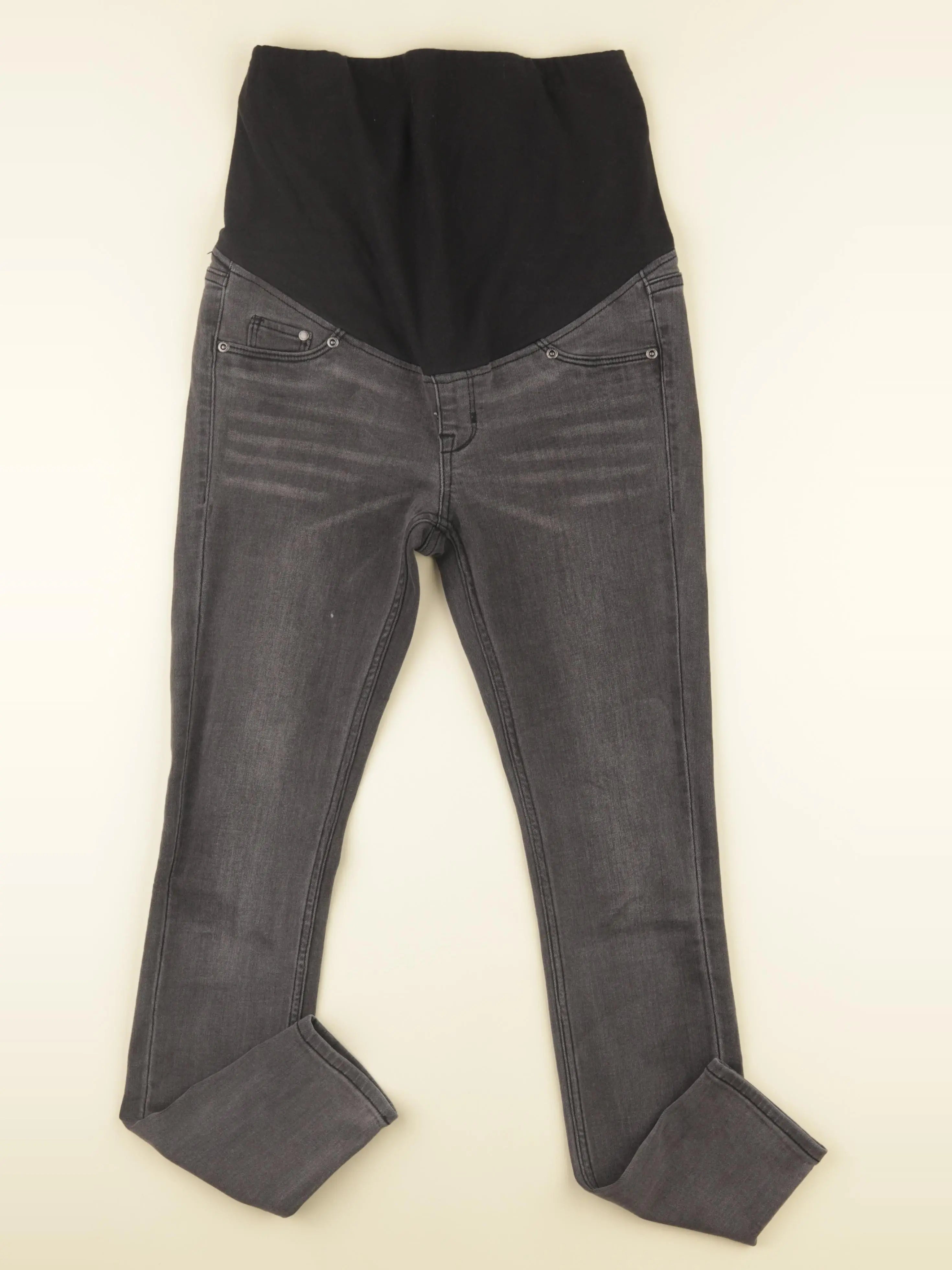 H&M - pantalon grossesse gris - 36