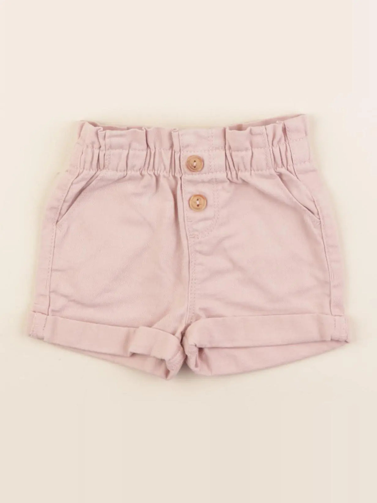 Vertbaudet - short rose - 6 mois