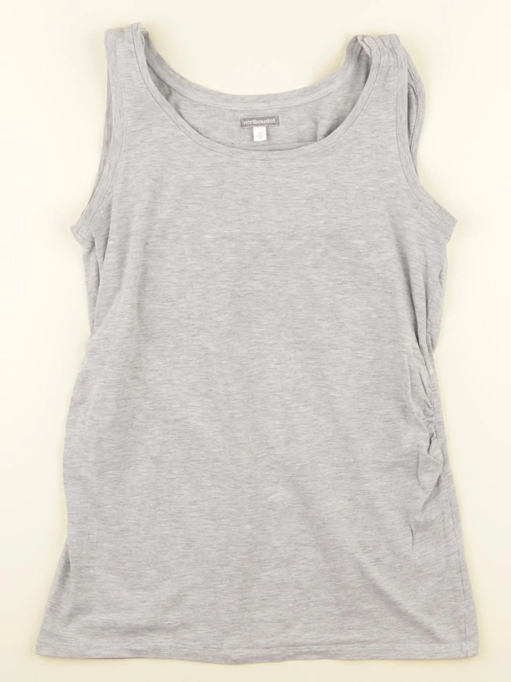 Vertbaudet - débardeur allaitement gris - 34 à 36