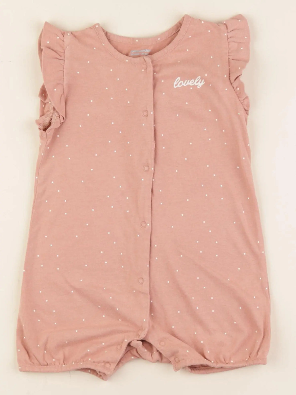 Vertbaudet - pyjama coton rose - 24 mois