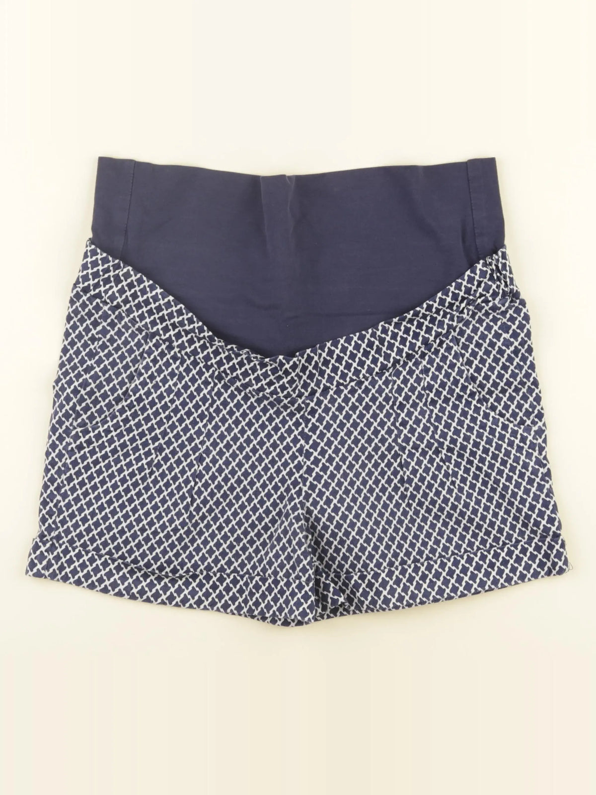 Seraphine - short grossesse bleu, blanc - 36