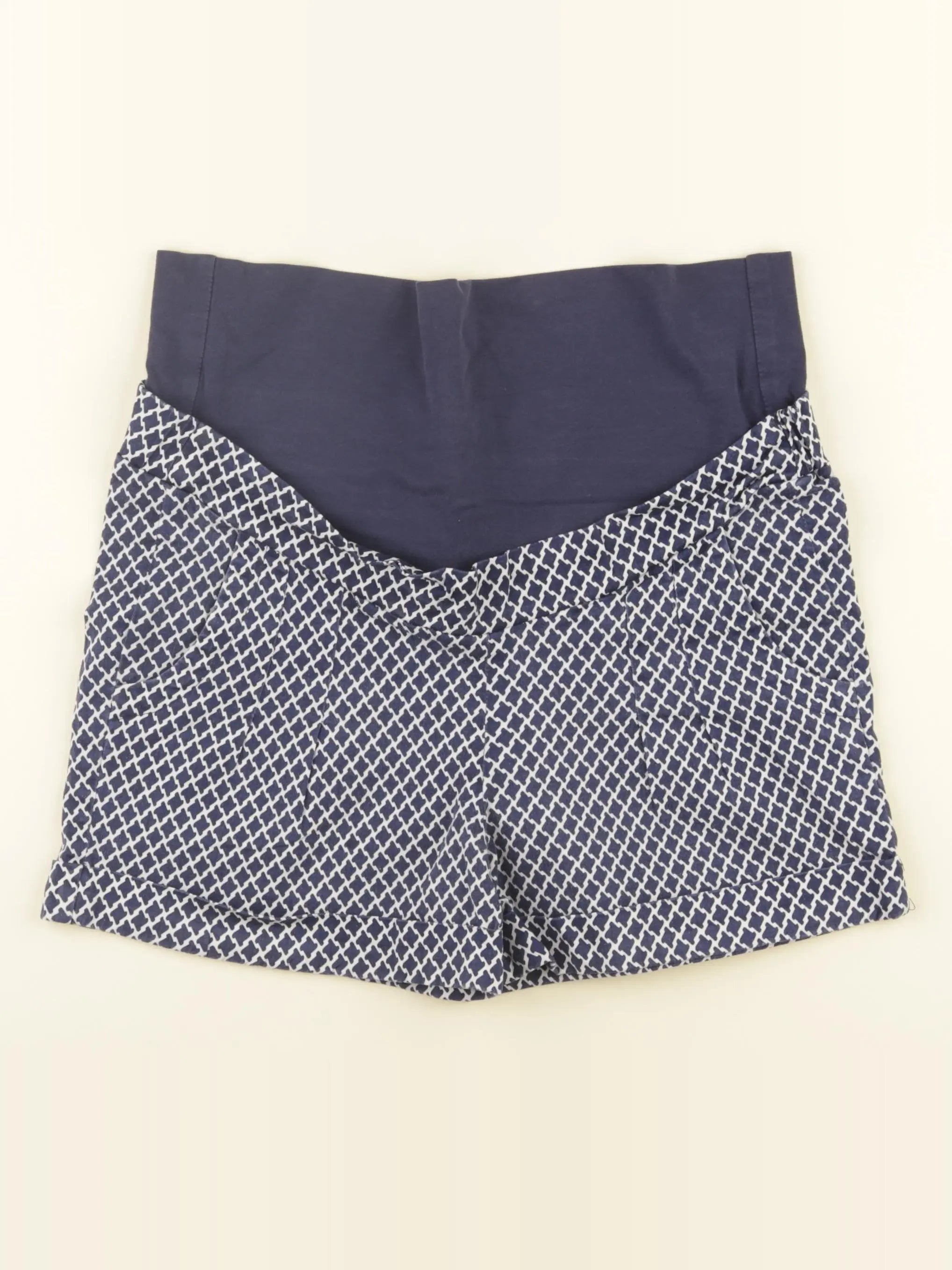 Seraphine - short grossesse bleu, blanc - 36