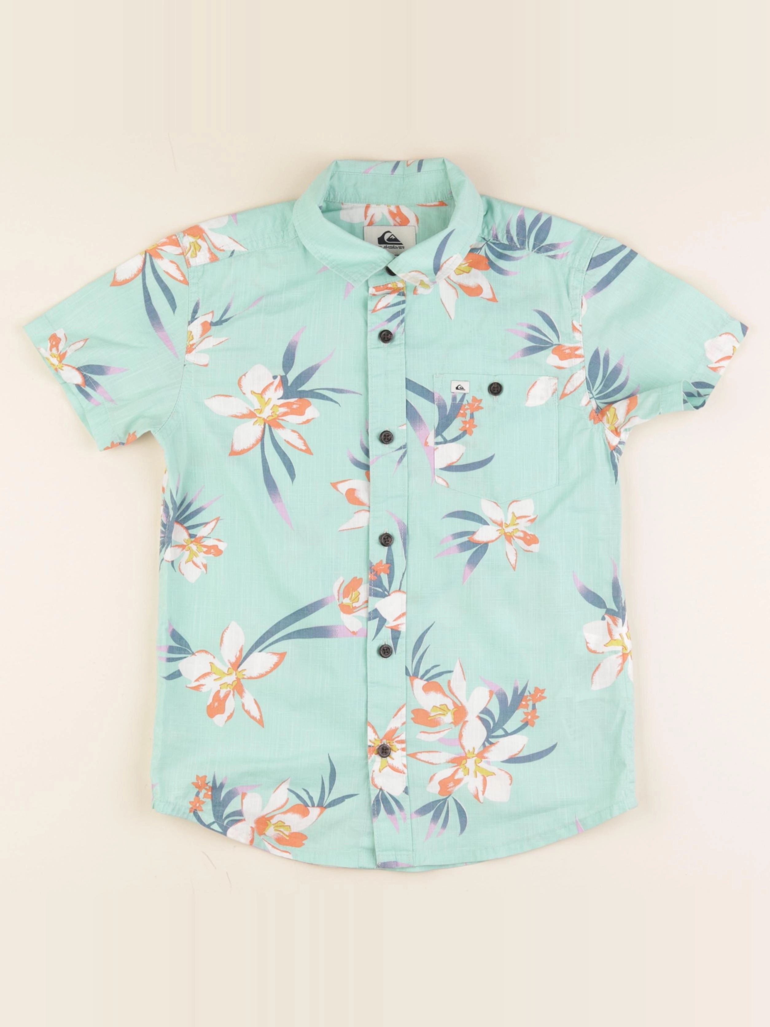 Quiksilver - chemise vert - 8 ans