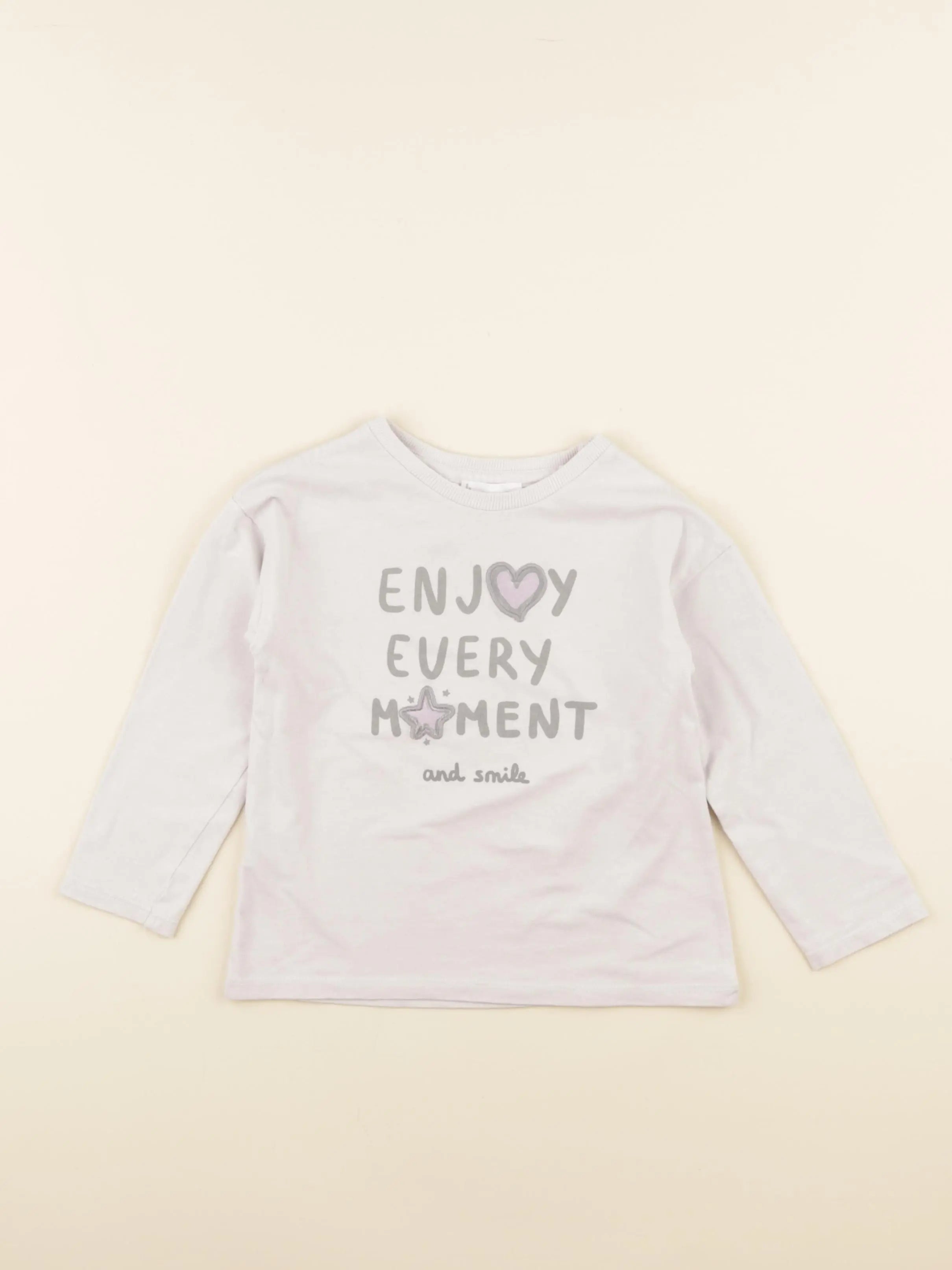 Mango - tee-shirt beige - 2/3 ans