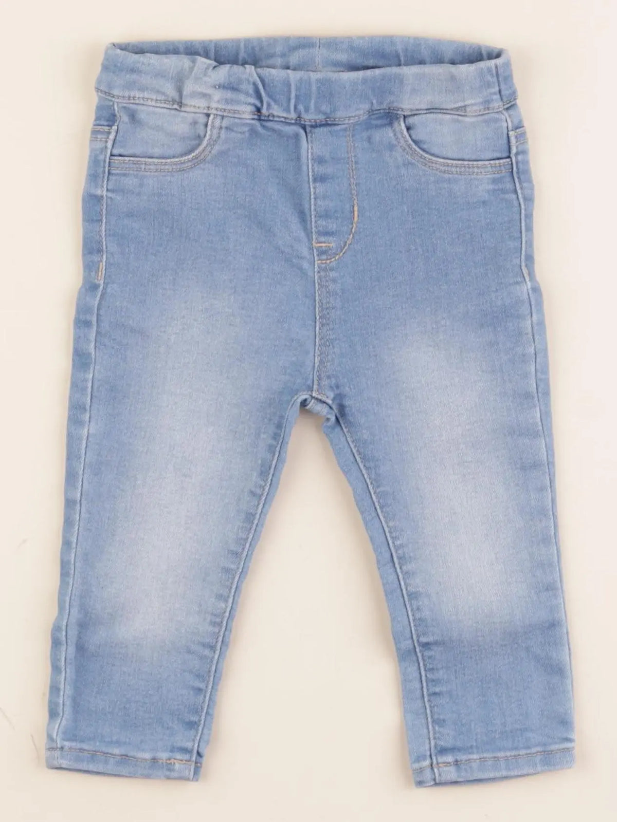 H&M - jegging bleu - 9 mois