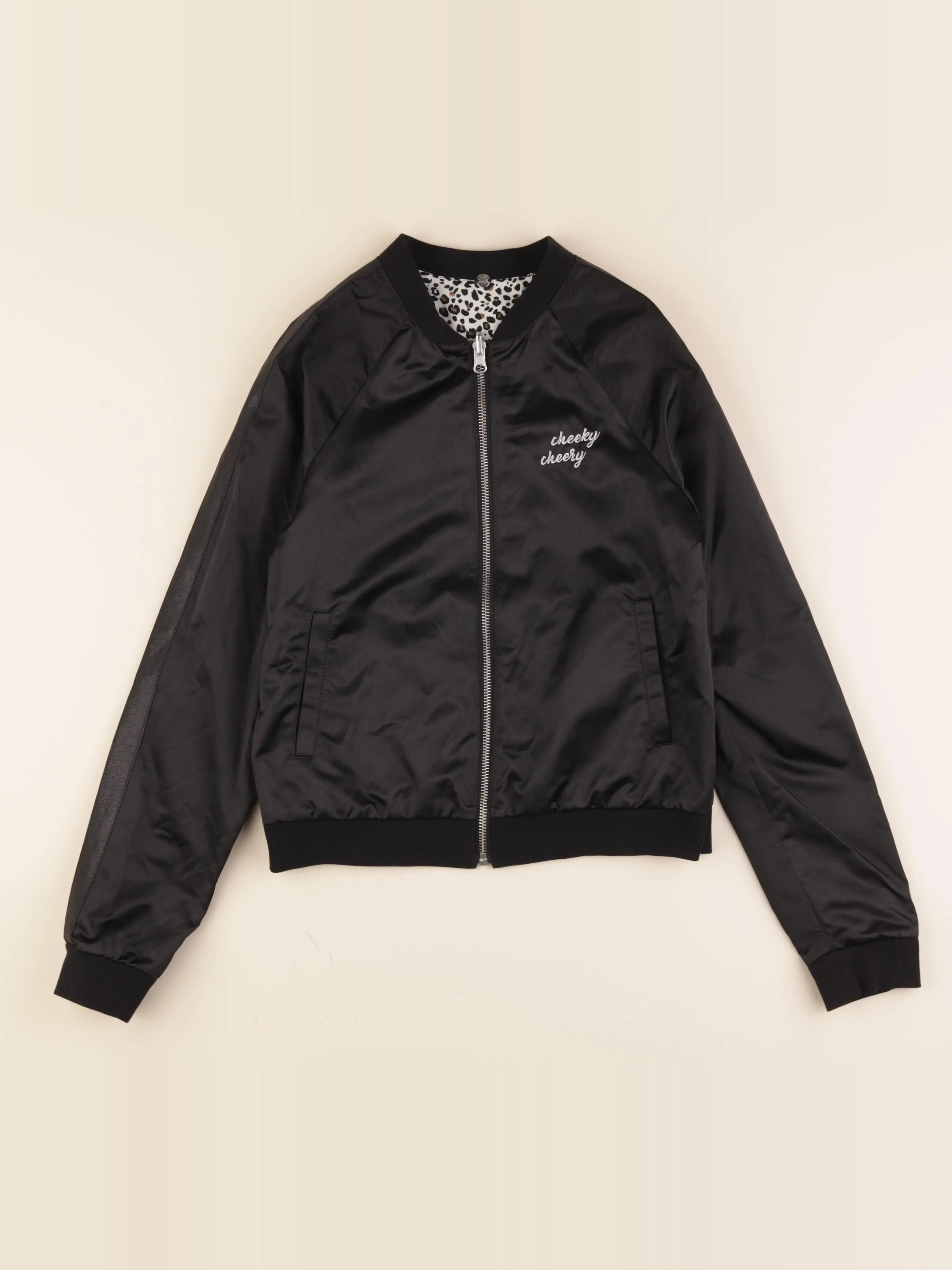 IKKS - veste réversible noir - 14 ans