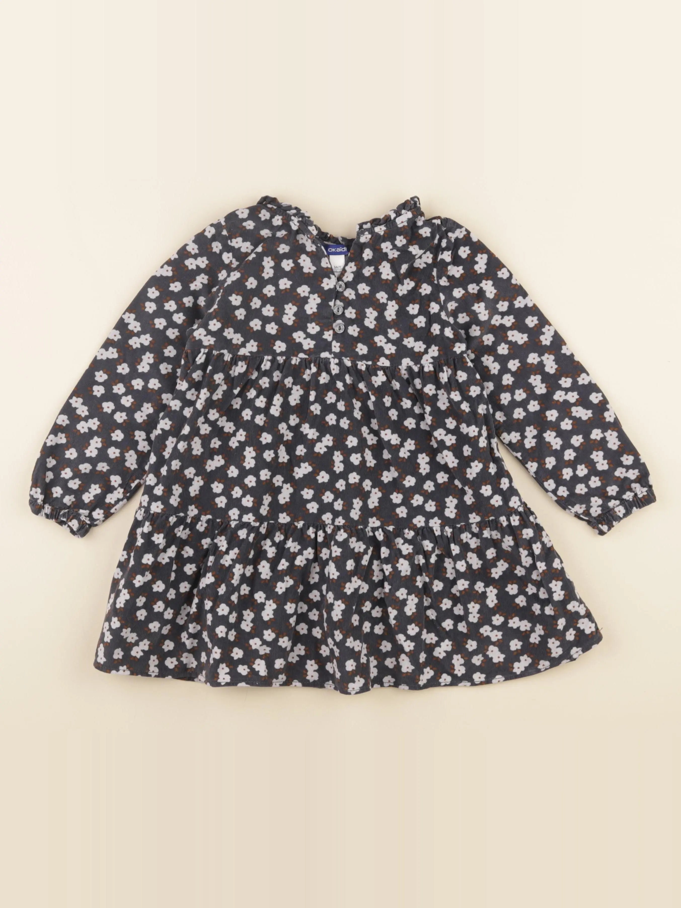 Okaidi - robe bleu - 3 ans
