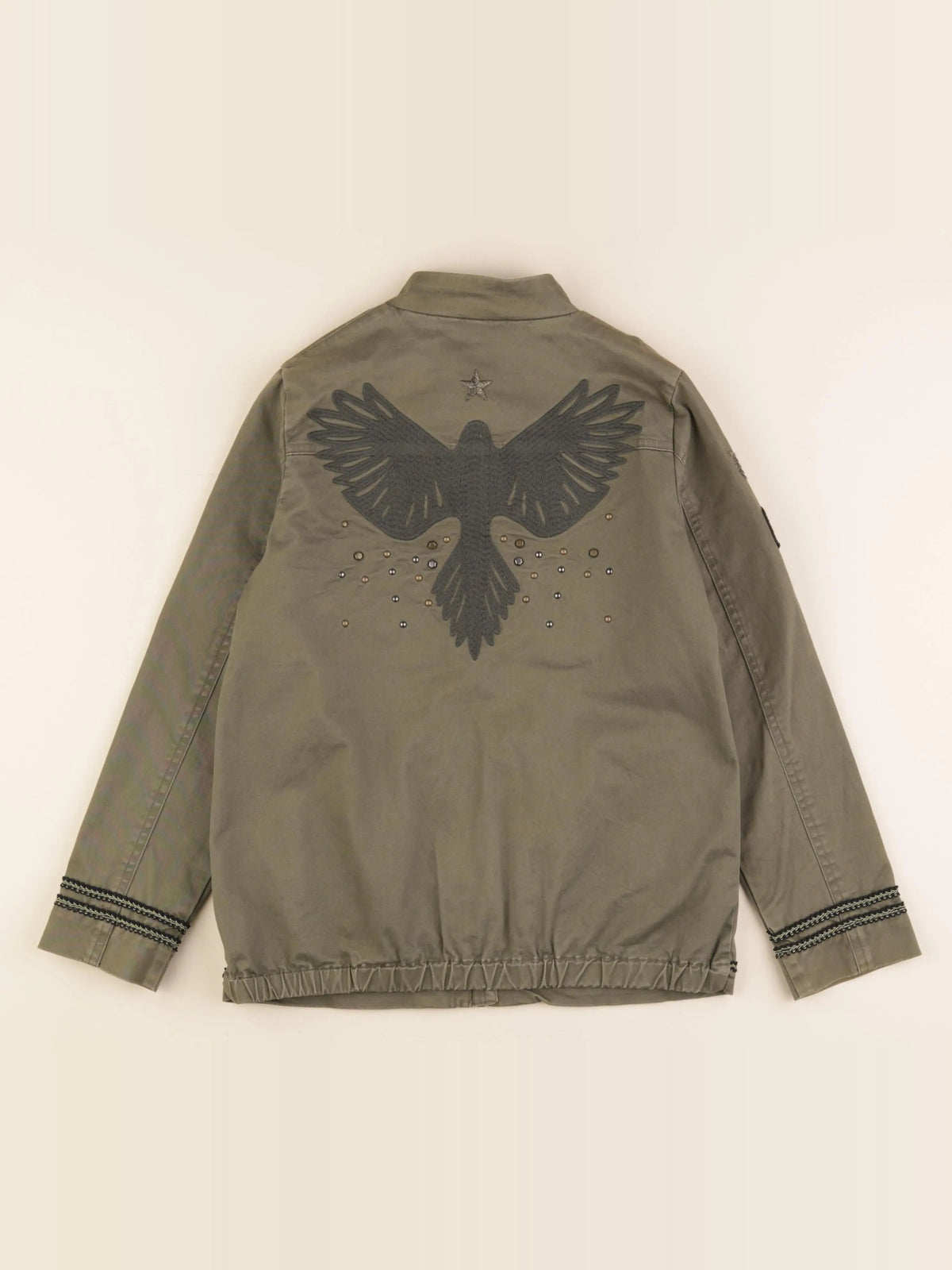 IKKS - veste imprimé au dos vert - 10 ans