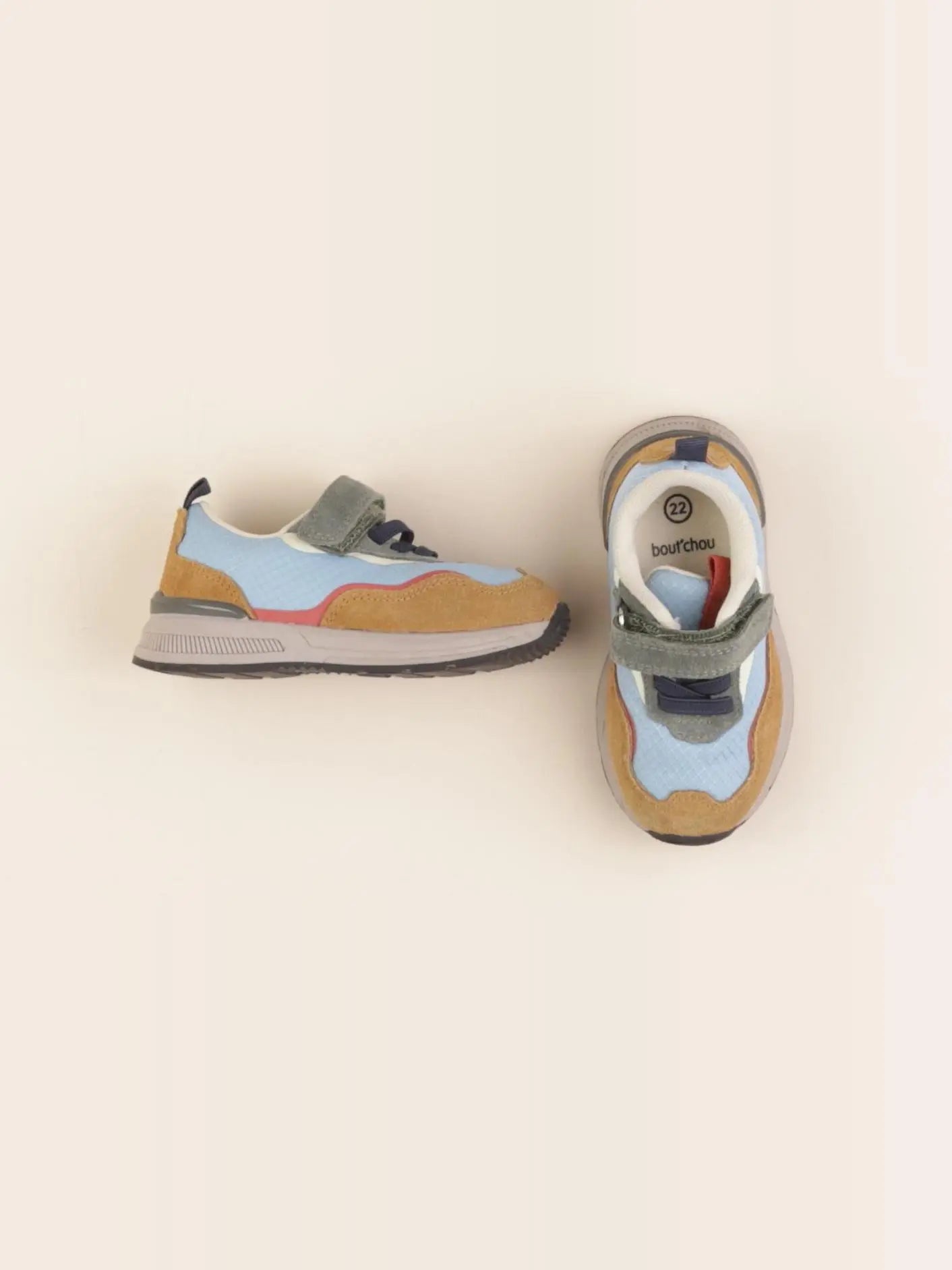 Boutchou - baskets bleu - pointure 22