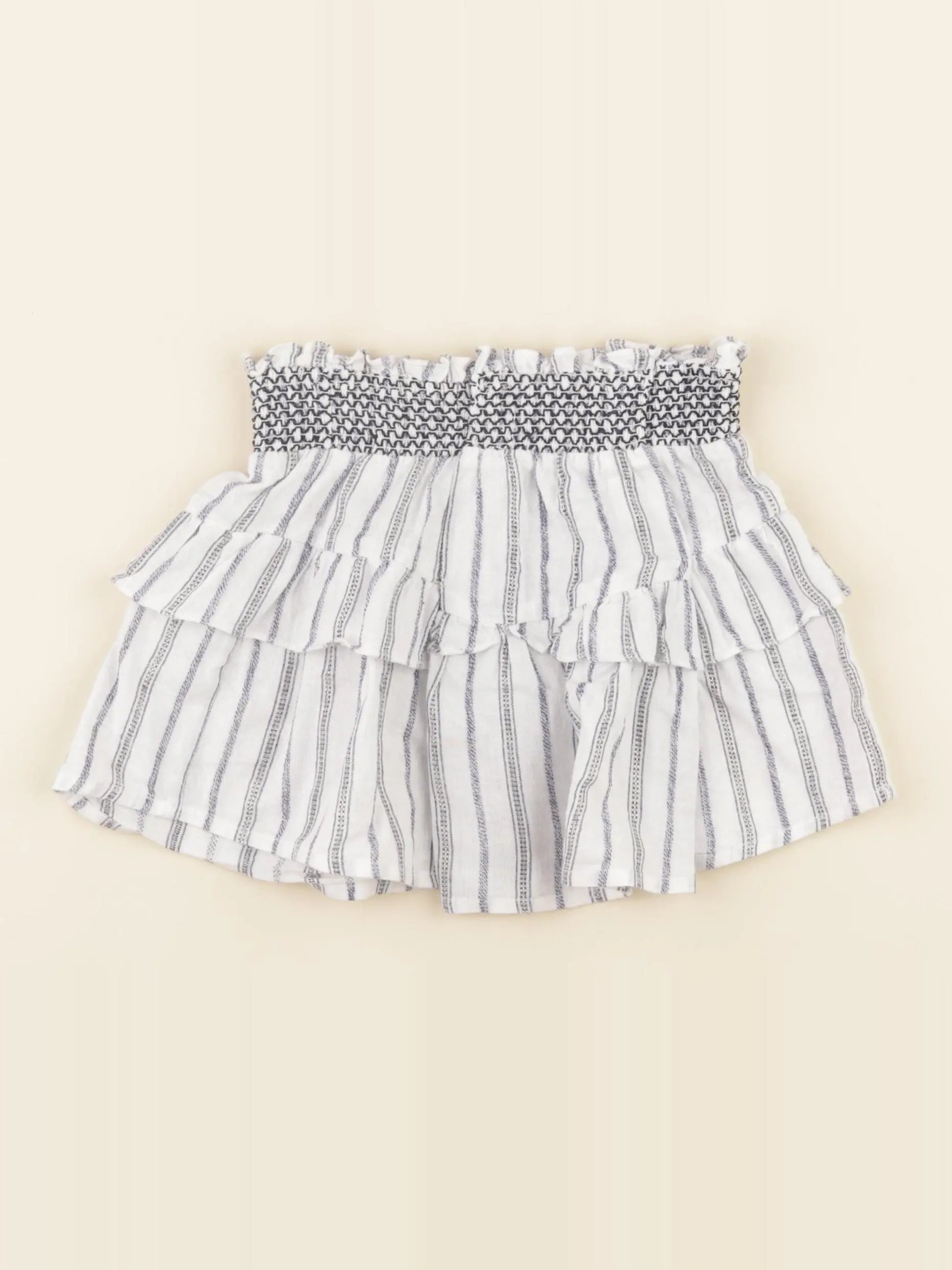 Louis Louise - jupe argent, blanc, bleu - 8 ans