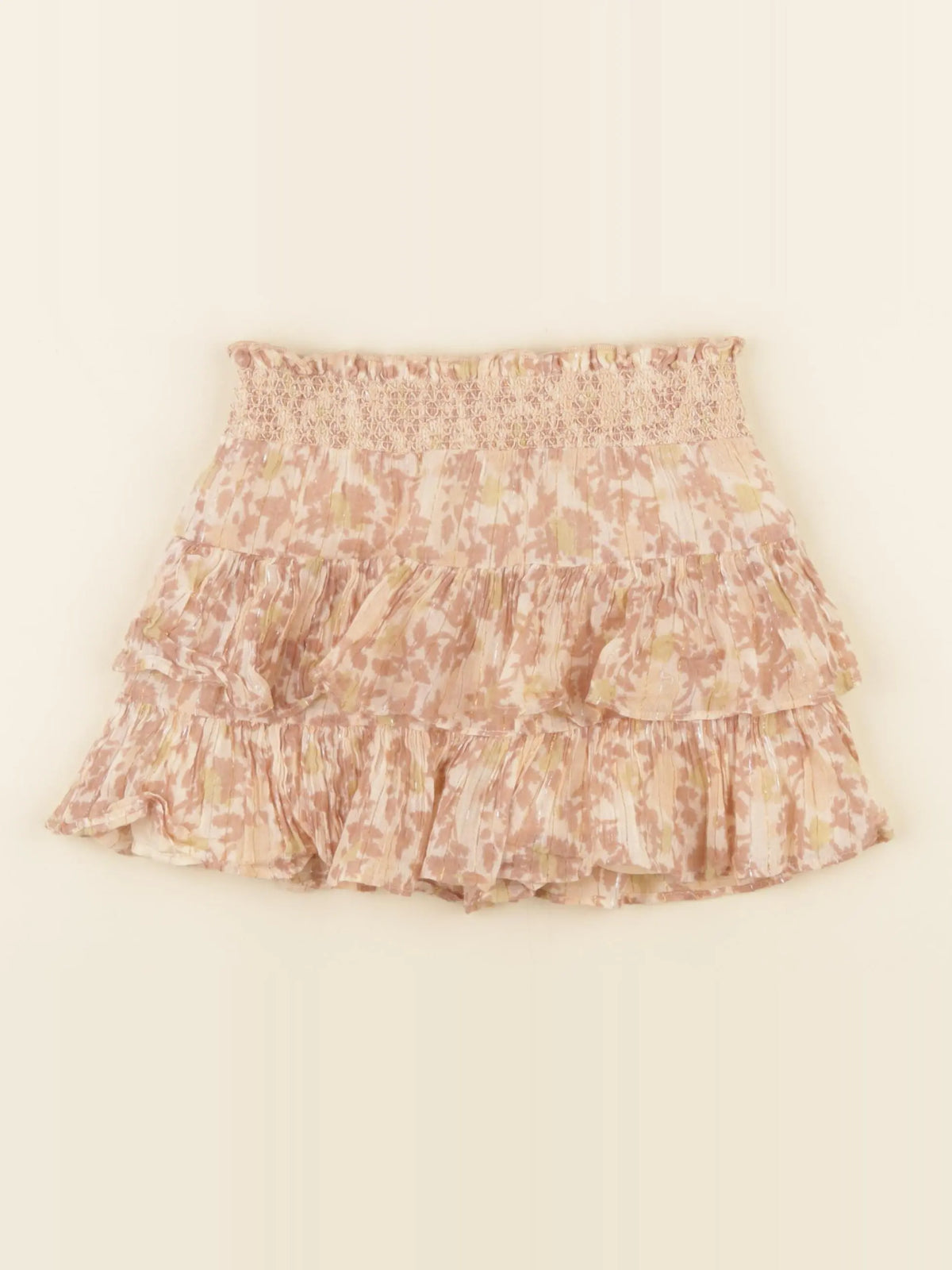 Louis Louise - jupe argent, rose, or - 8 ans