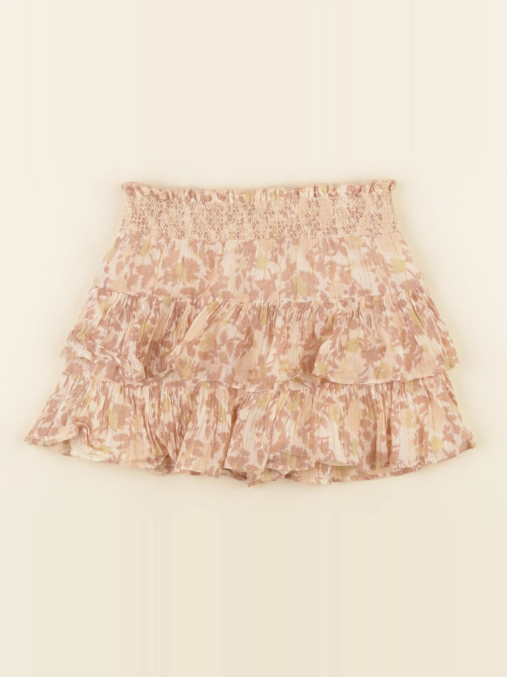 Louis Louise - jupe argent, rose, or - 8 ans