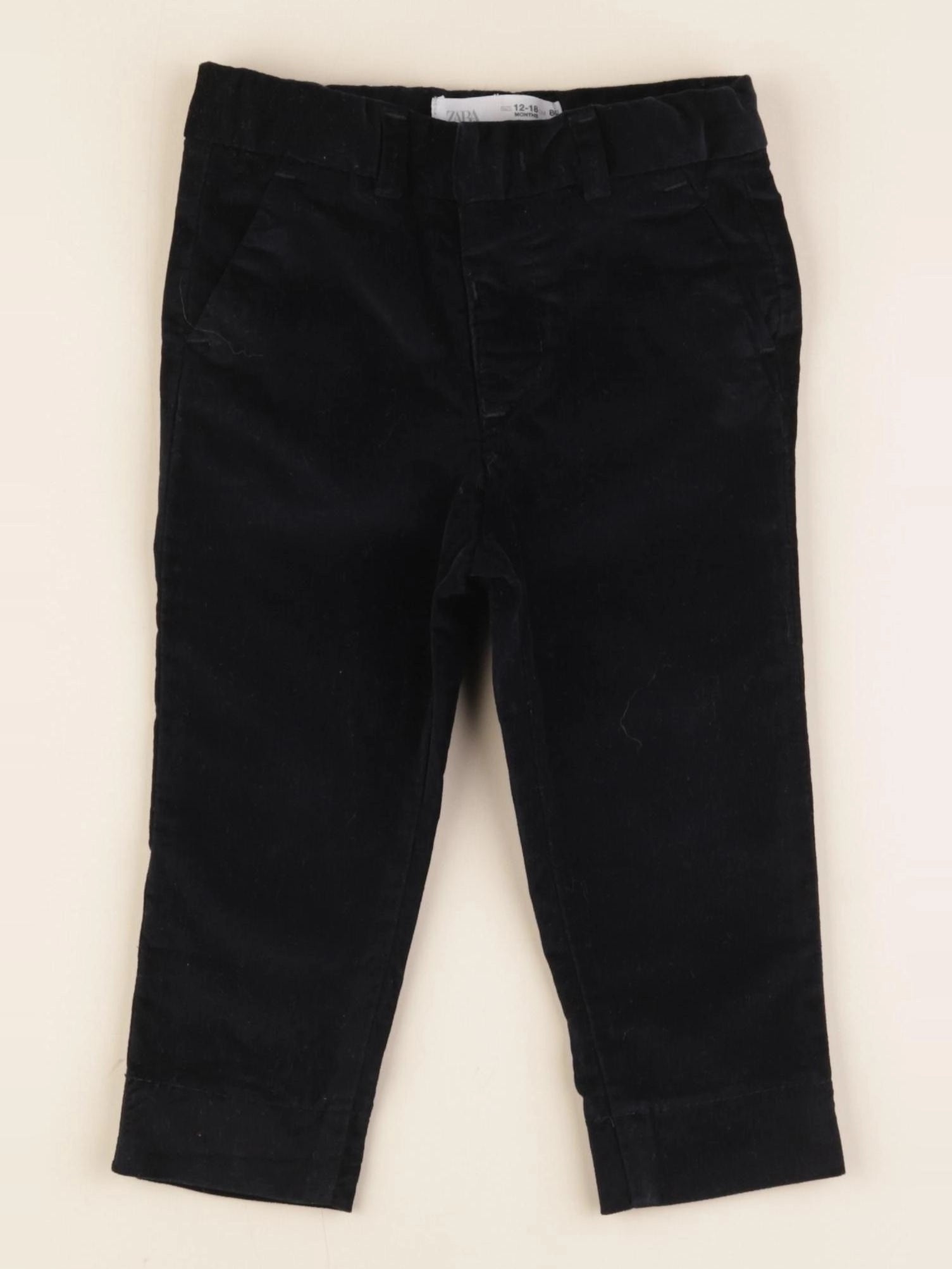 Zara - pantalon noir - 12/18 mois