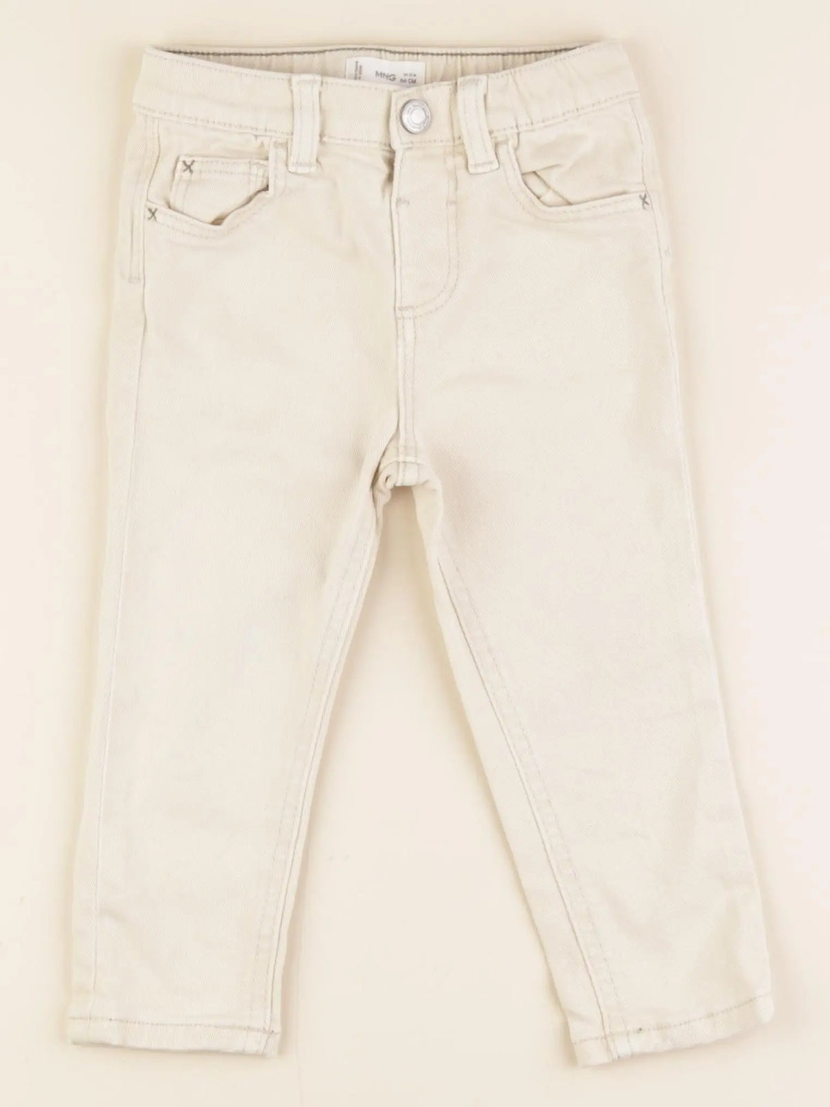 Mango - jean beige - 12/18 mois