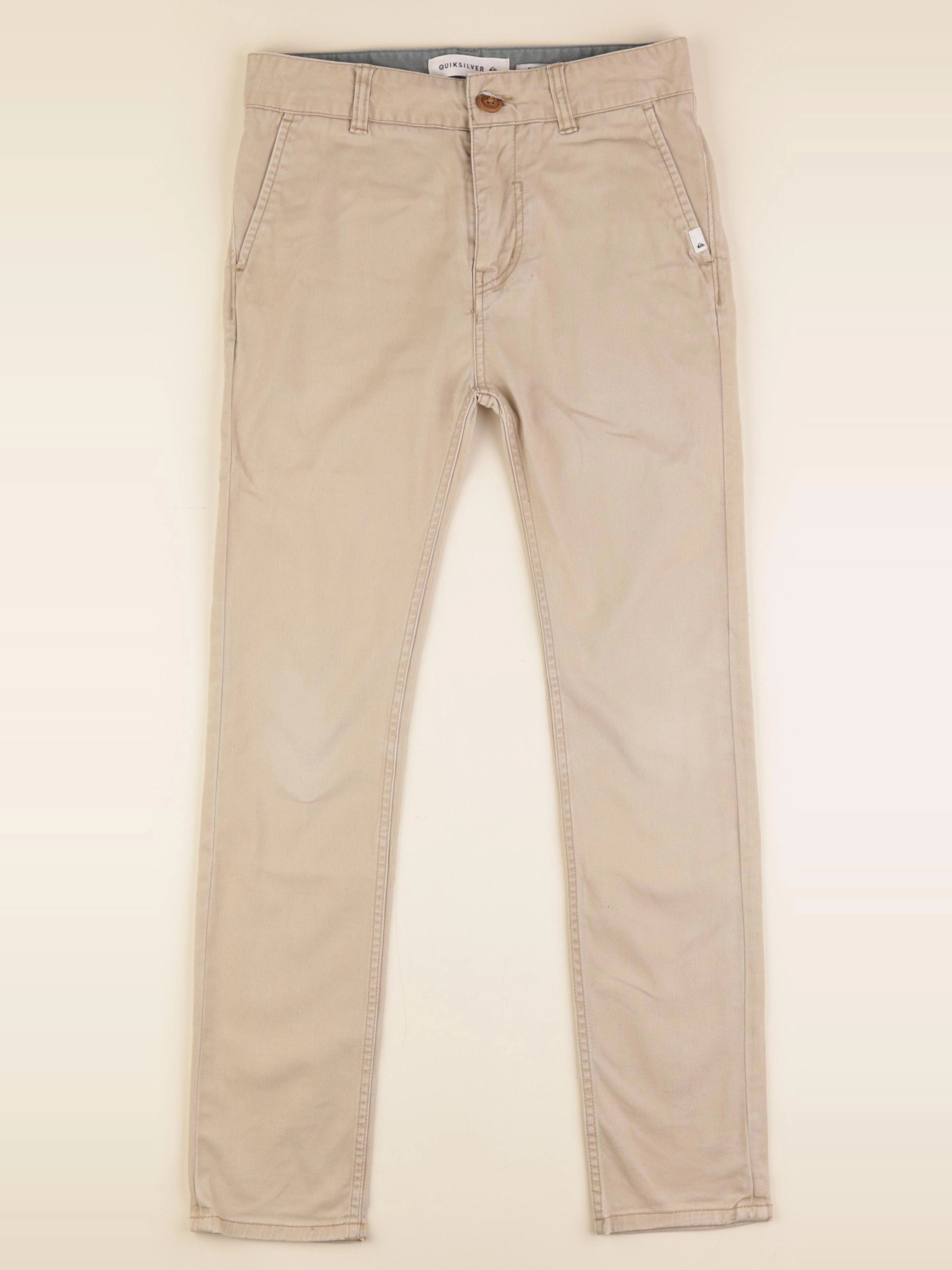 Quiksilver - pantalon beige - 12 ans