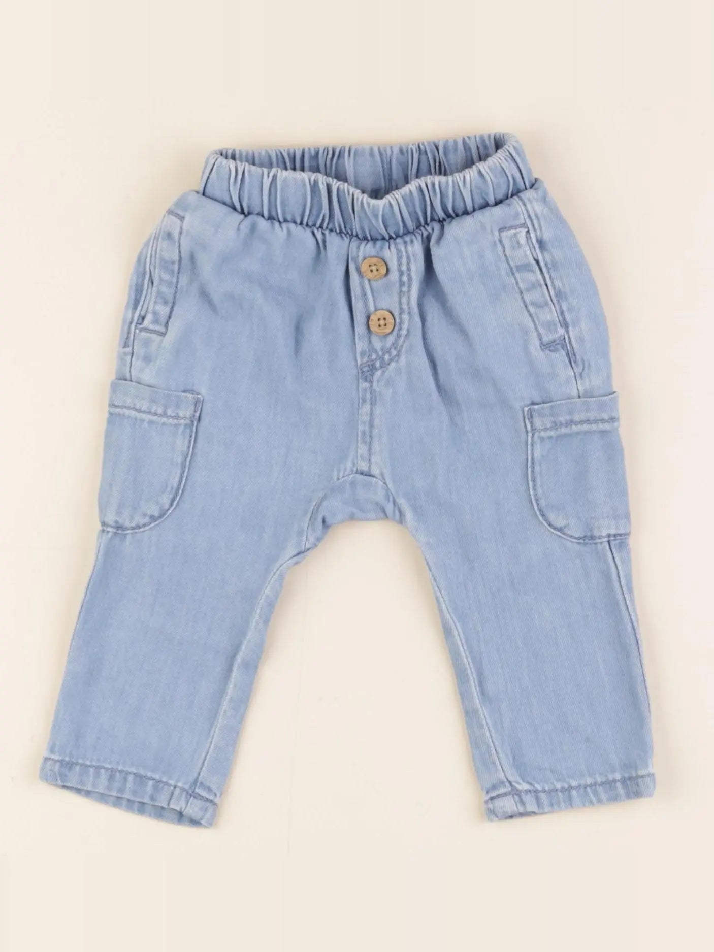 Tape à l'oeil - pantalon bleu - 3 mois