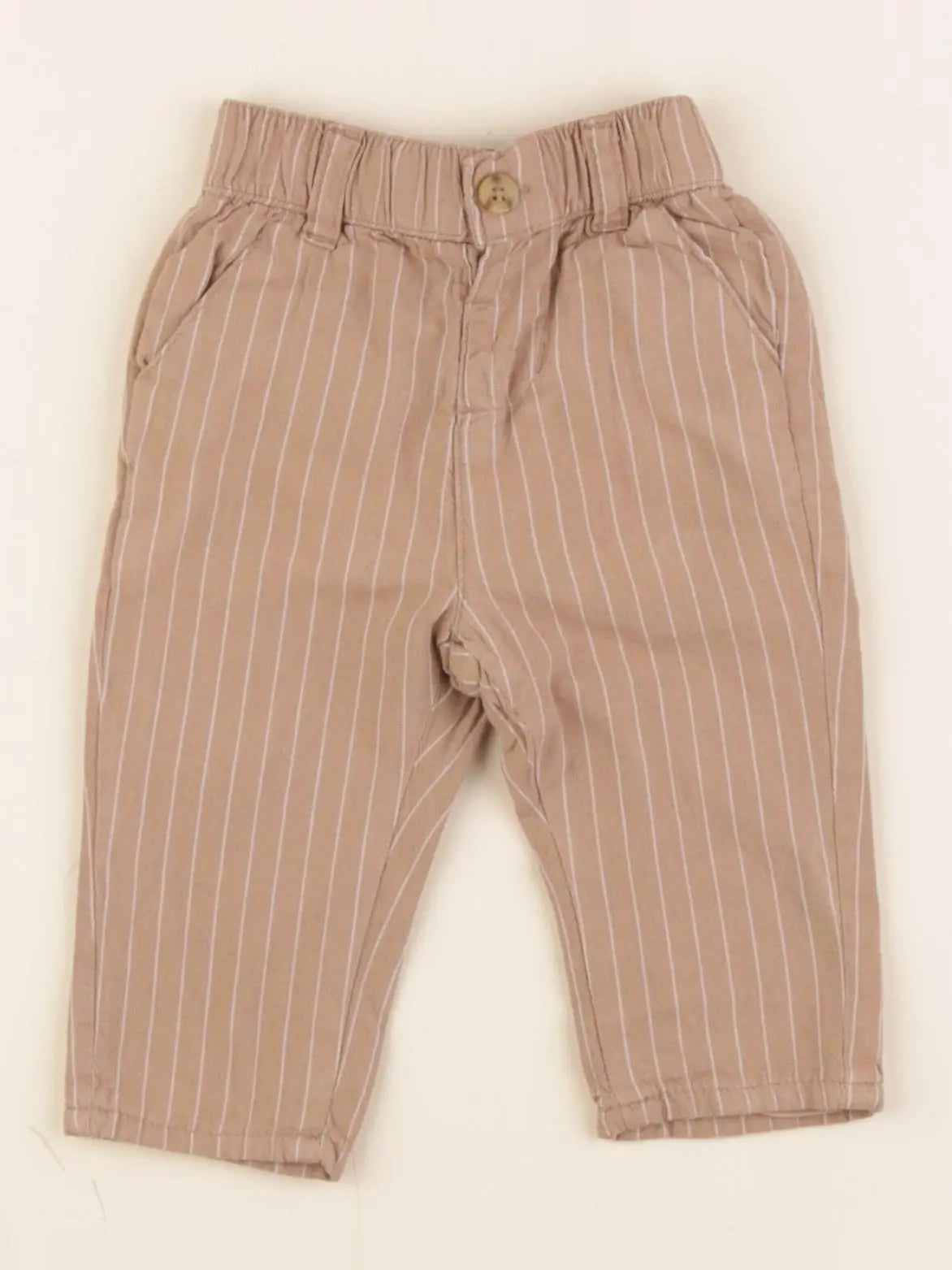 Vertbaudet - pantalon marron - 3 mois