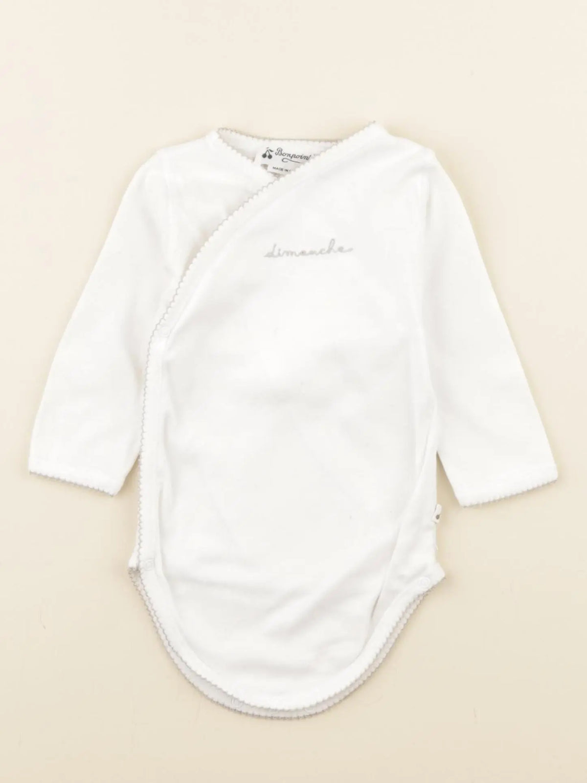 Bonpoint - body blanc - 6 mois